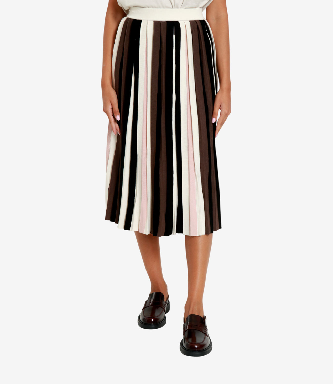 Max Mara Weekend | Gonna Pleiadi Avorio Nocciola e Cipria