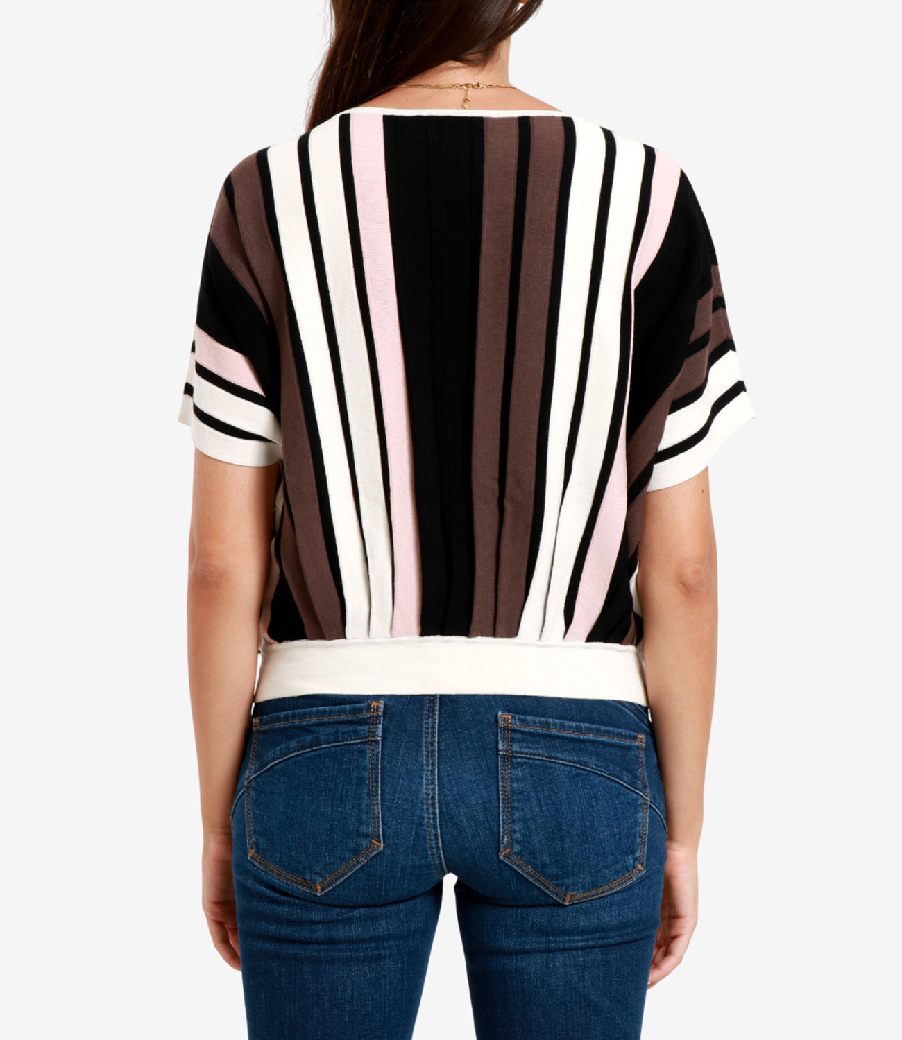 Max Mara Weekend | Maglia Pegola Avorio Nocciola e Cipria