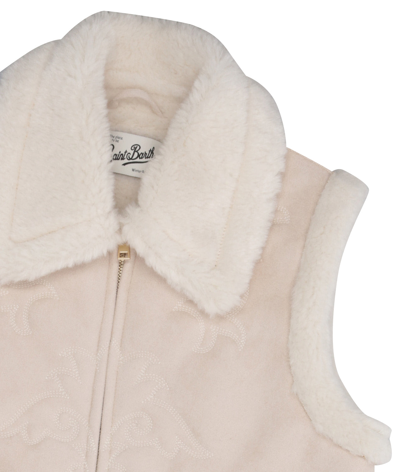 MC2 Saint Barth Kids | Gilet Hesketh Jr Shearling Naturale
