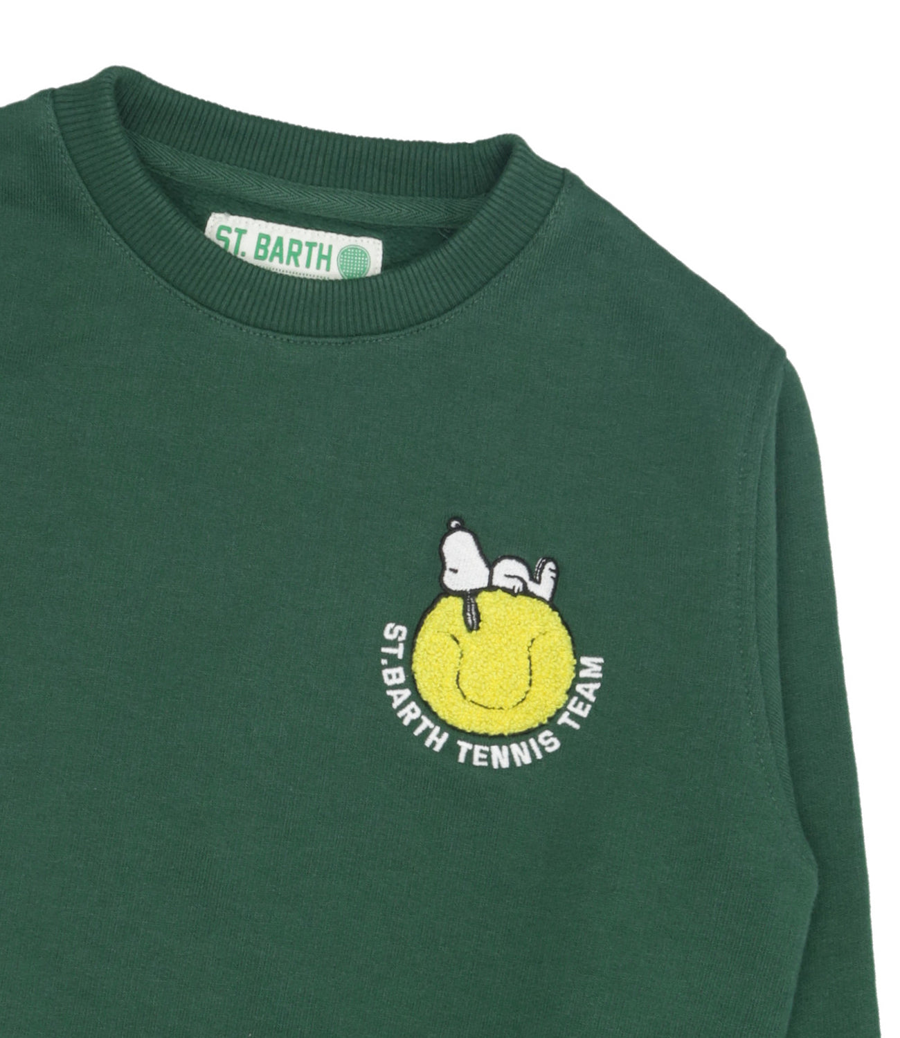 MC2 Saint Barth Kids | Felpa Hutton N Verde scuro