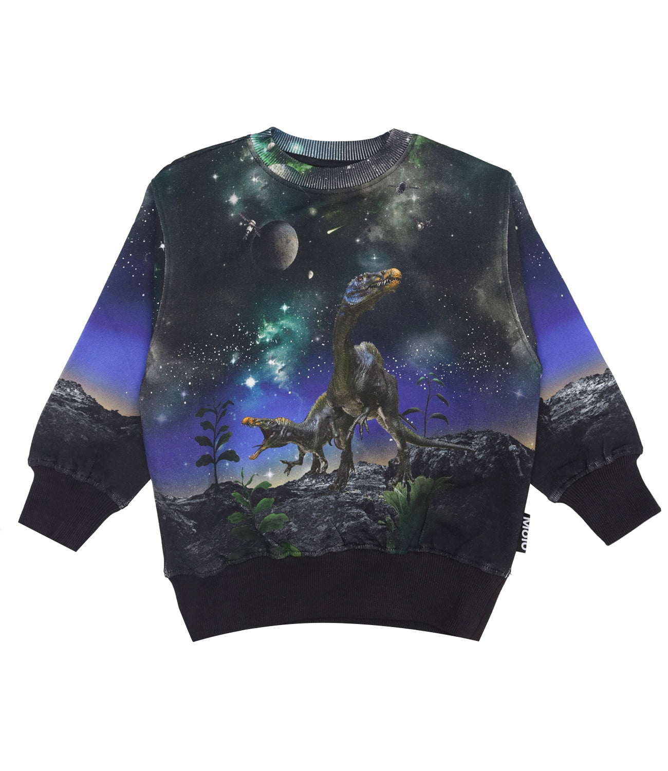 Molo | Felpa Nero e Bluette