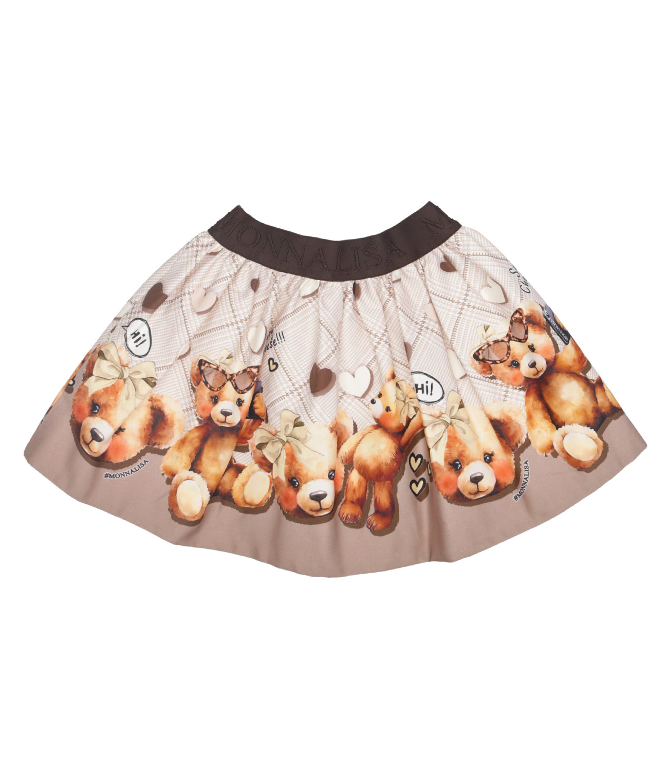 Monnalisa | Gonna Panna Marrone