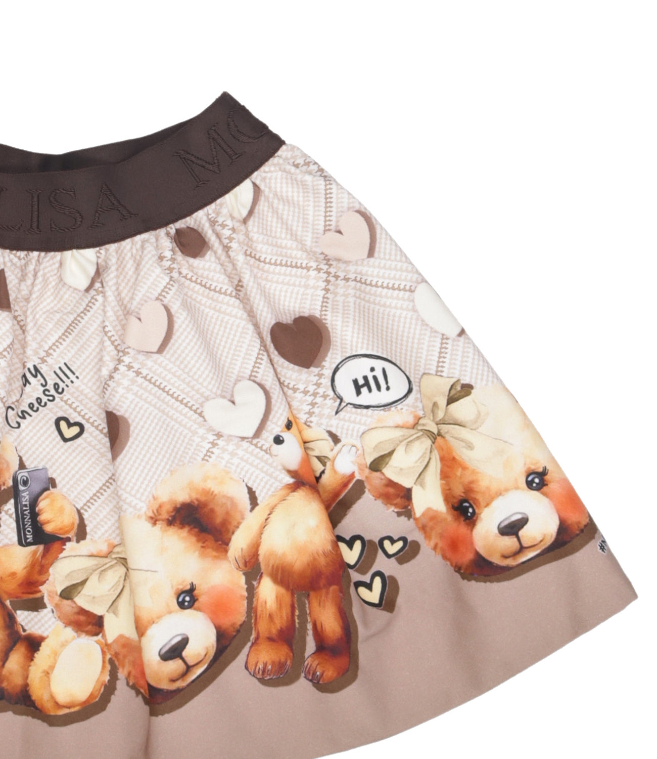 Monnalisa | Gonna Panna Marrone