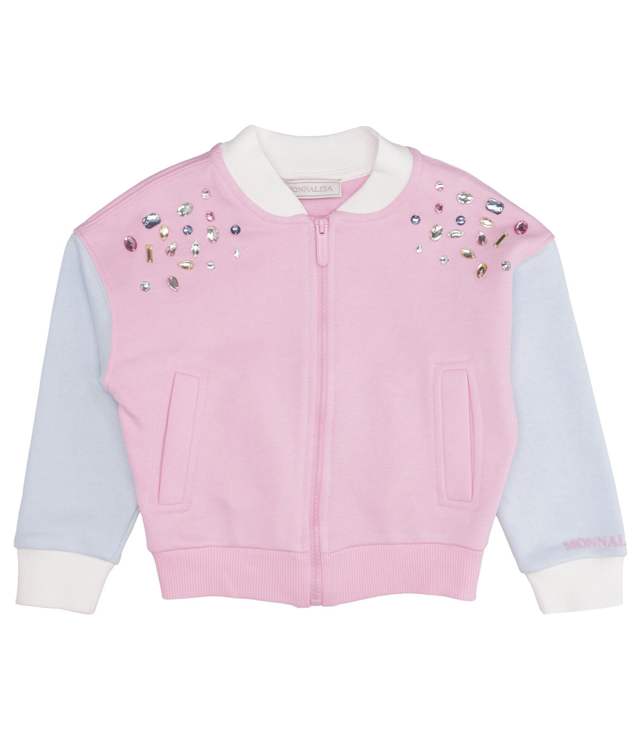 Monnalisa | Felpa Rosa e Celeste
