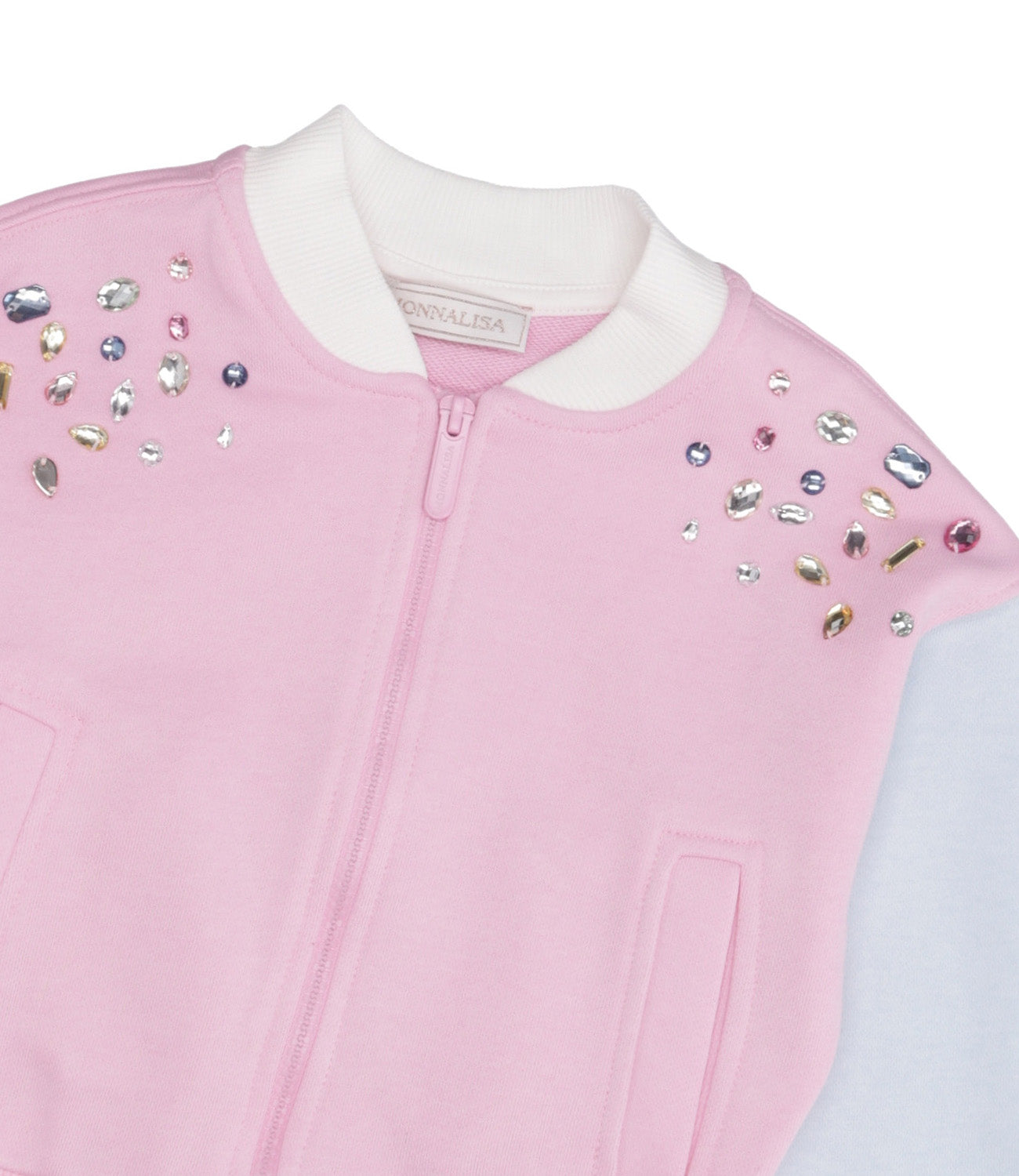 Monnalisa | Felpa Rosa e Celeste