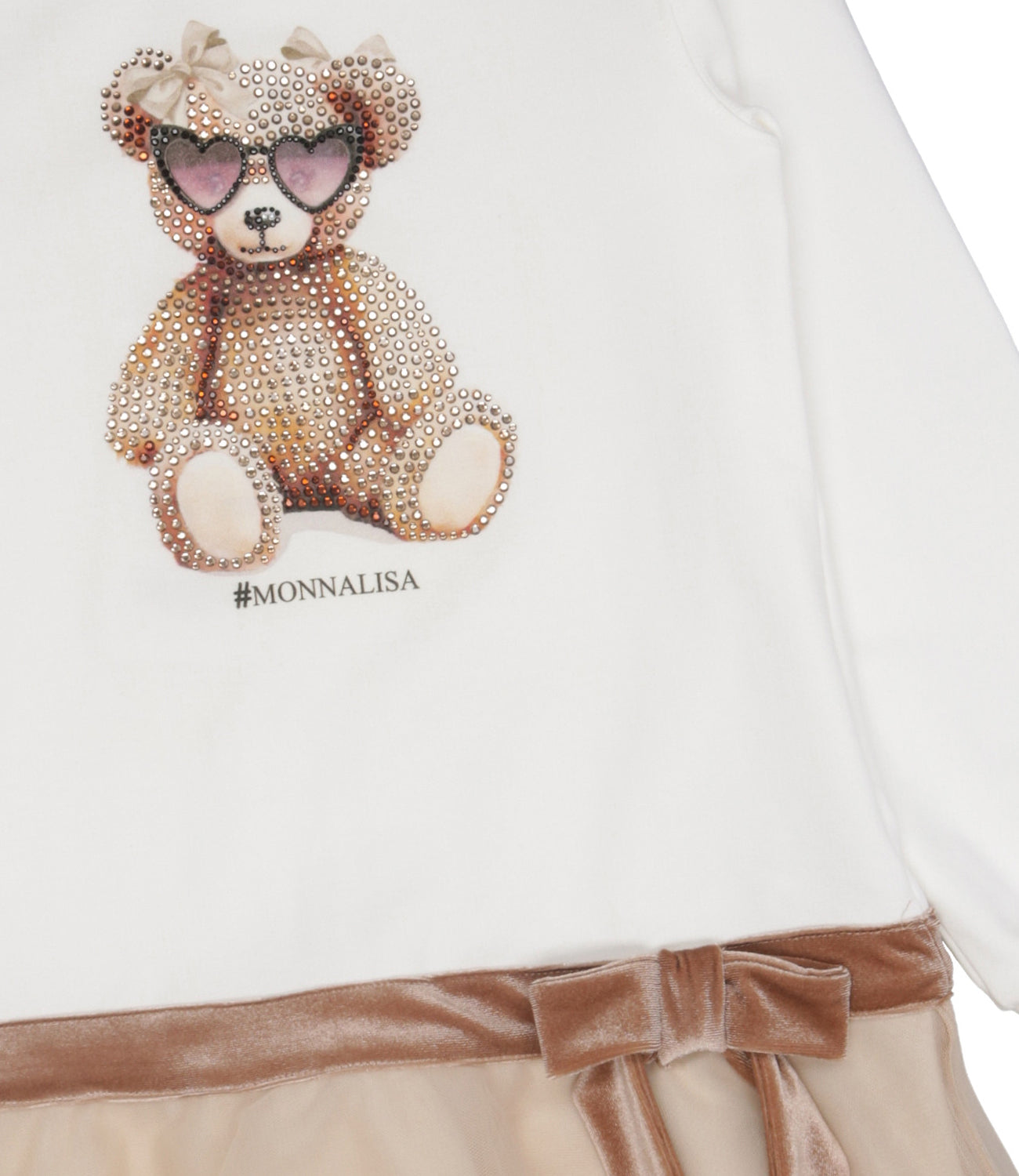 Monnalisa | Abito Panna Marrone