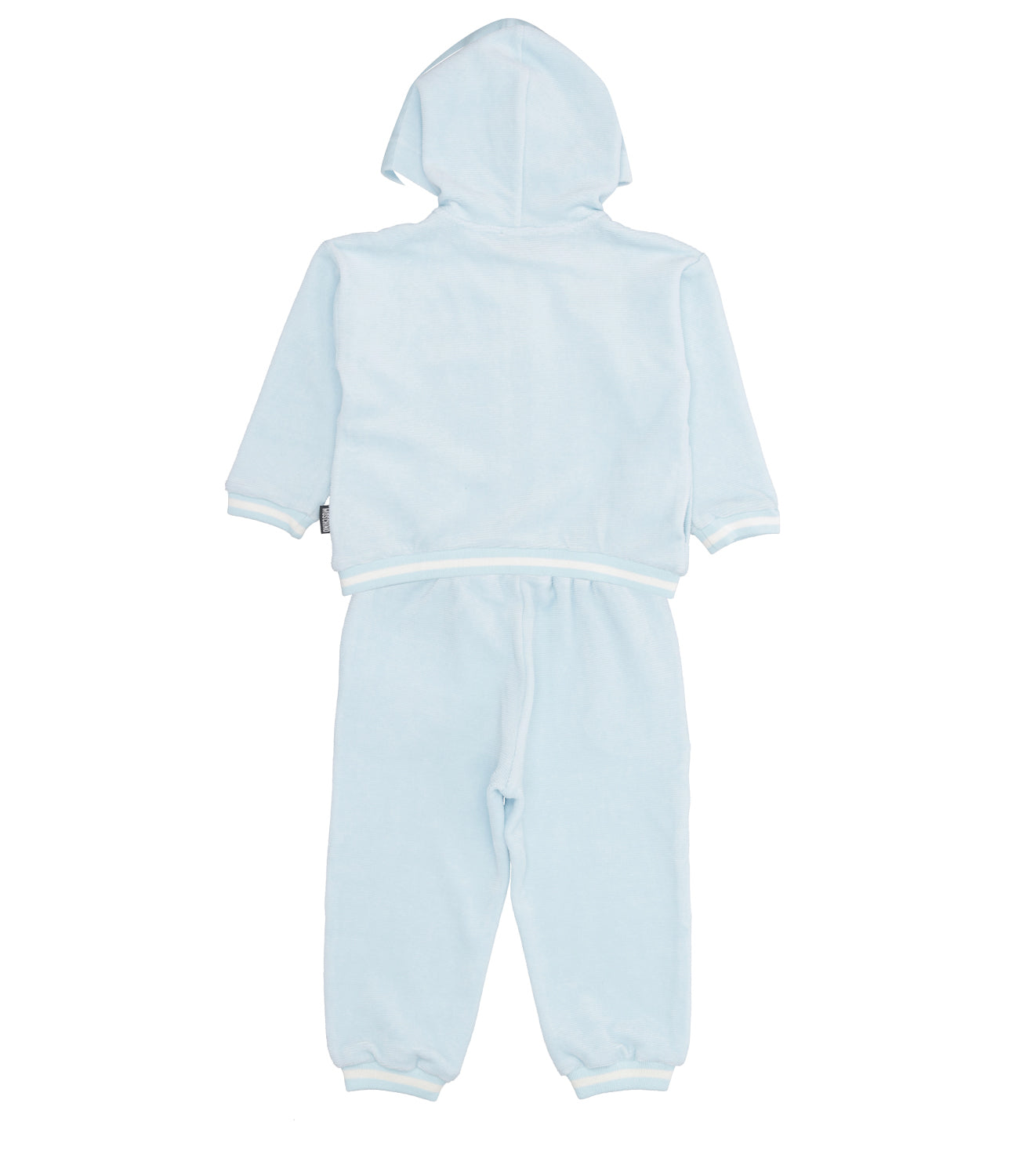 Moschino Baby | Set Felpa Pantalone Celeste
