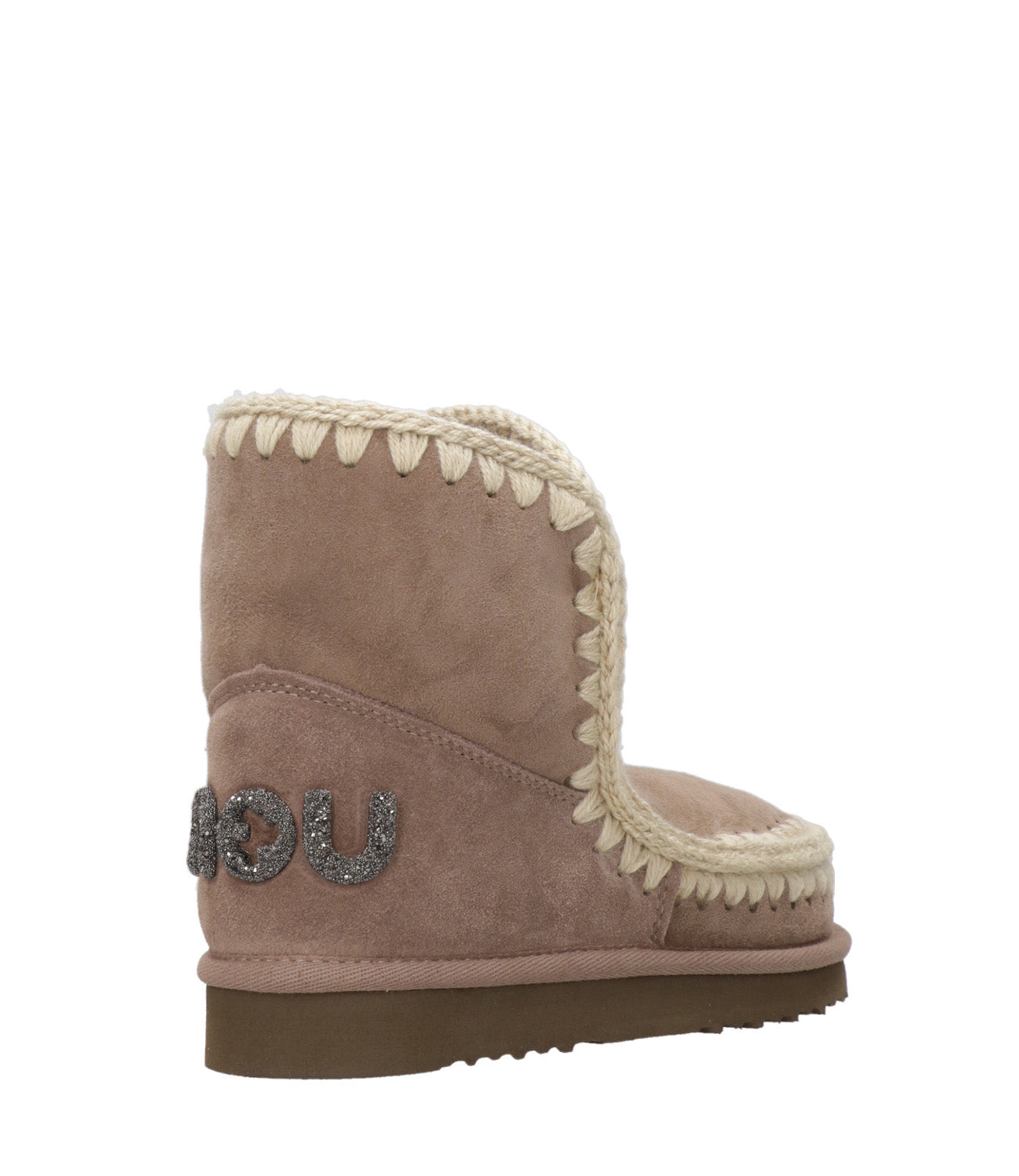 Mou | Tronchetto Eskimo 18 Glitter Logo Taupe