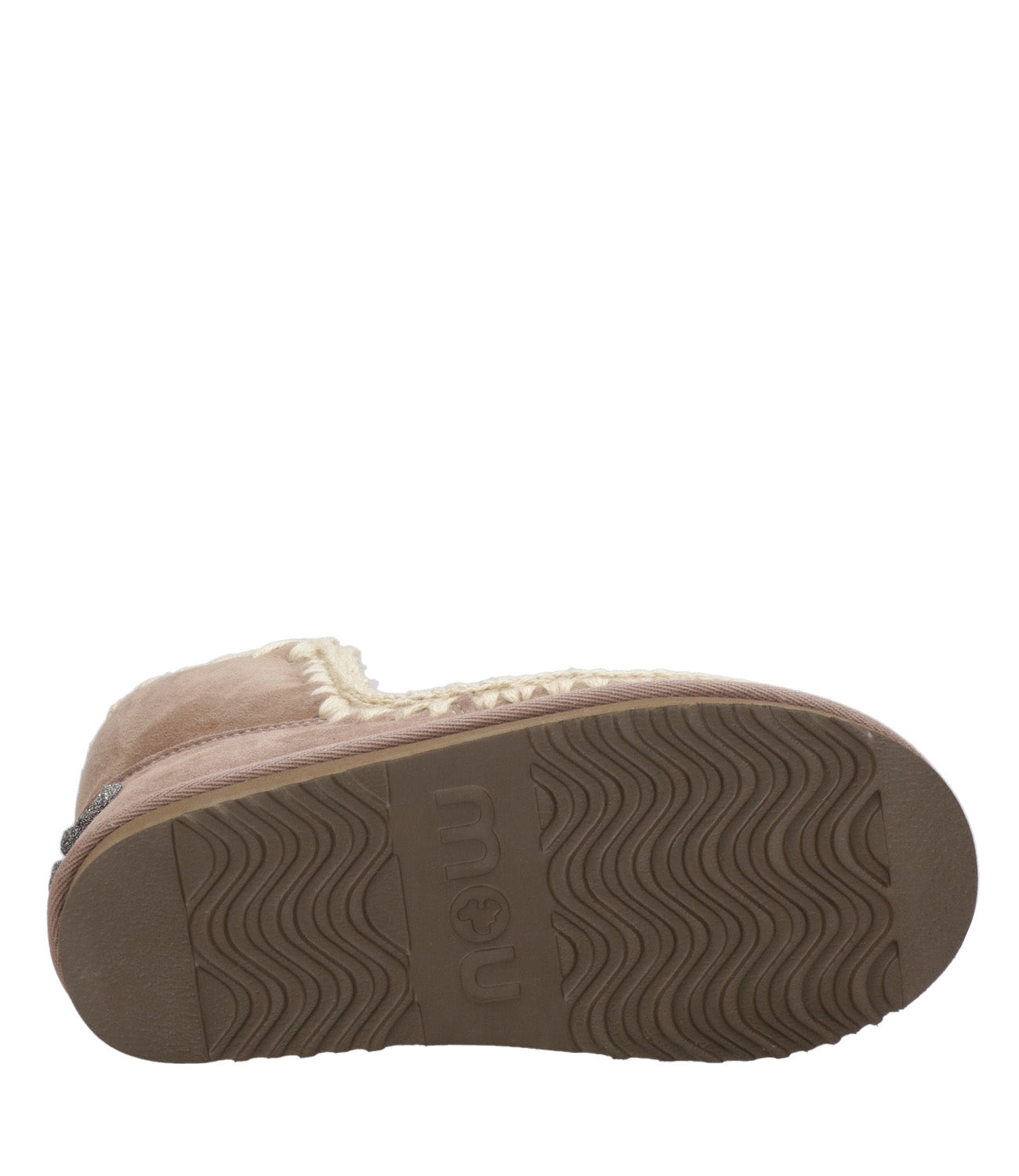 Mou | Tronchetto Eskimo 18 Glitter Logo Taupe