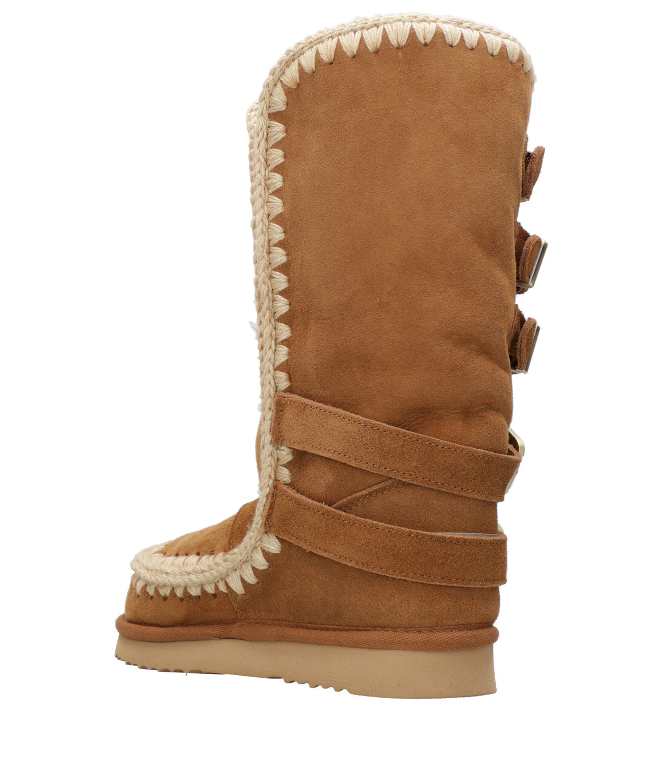 Mou | Tronchetto Eskimo 40 Buckle Straps Cognac