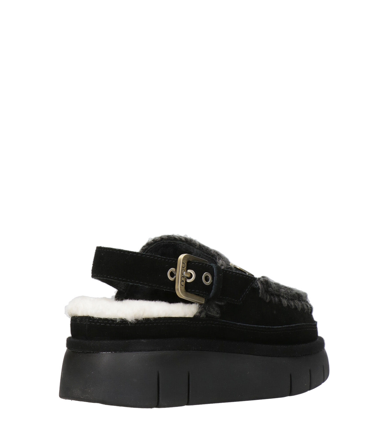 Mou | Sabot Bounce Clog Back Strap Nero