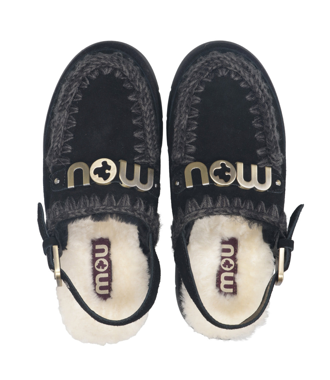Mou | Sabot Bounce Clog Back Strap Nero