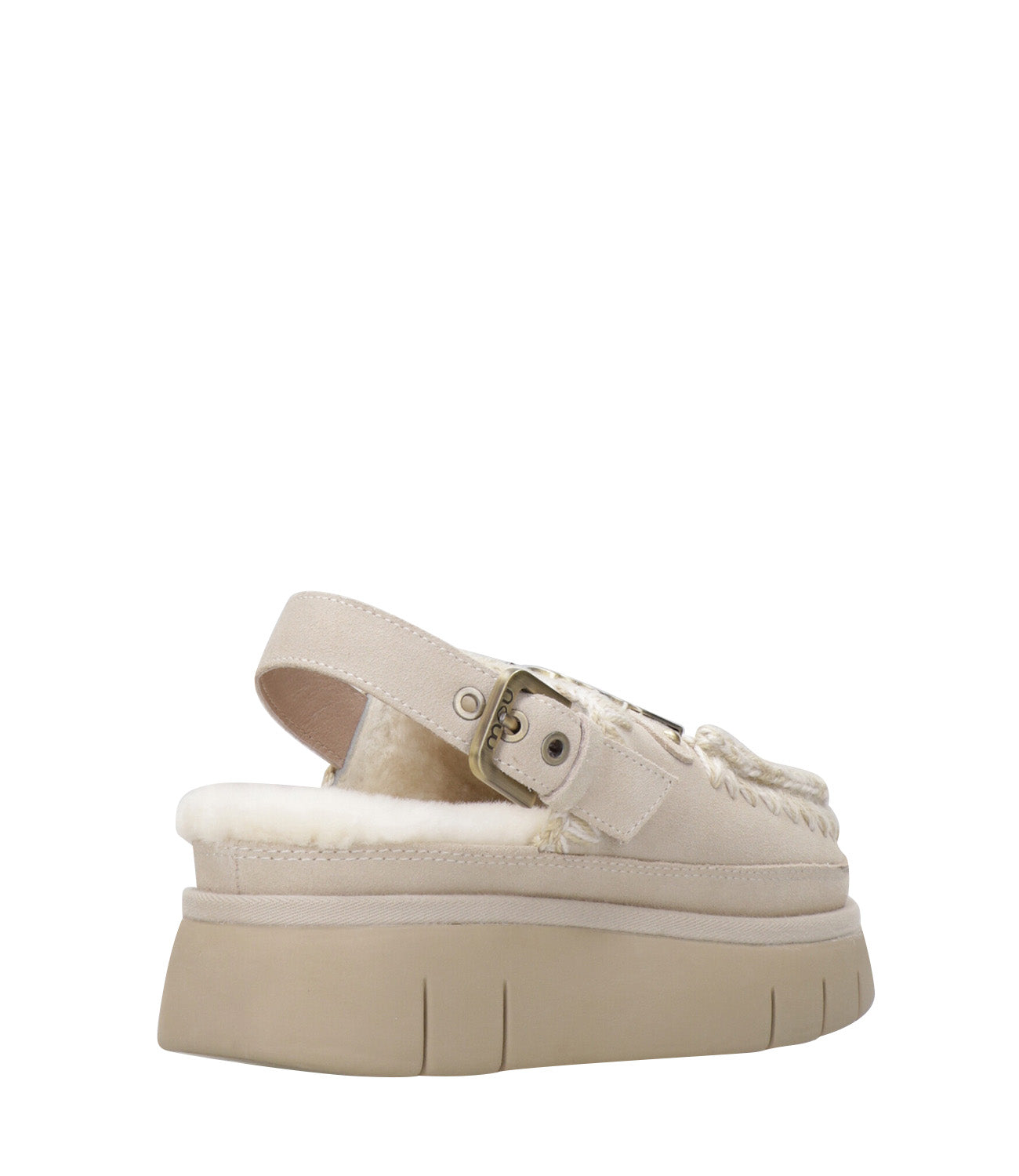 Mou | Sabot Bounce Clog Back Strap Avorio