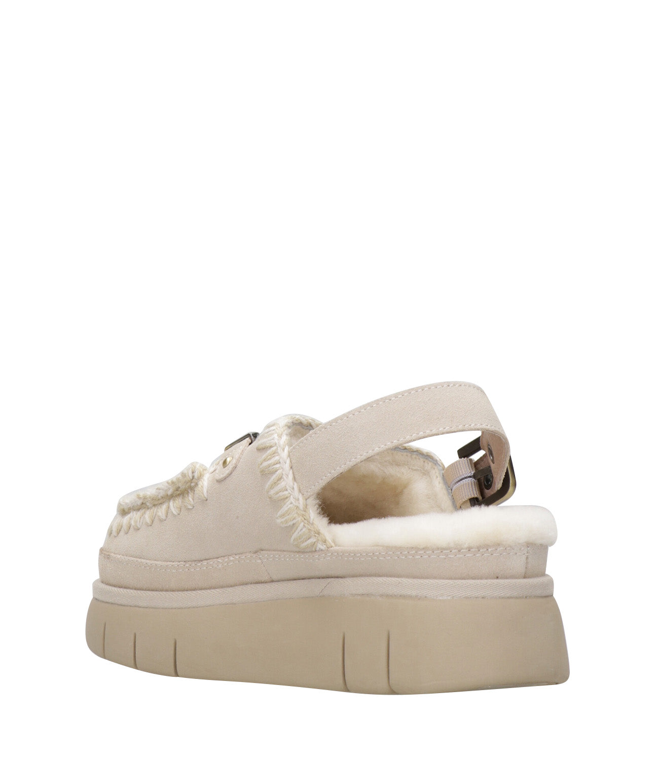 Mou | Sabot Bounce Clog Back Strap Avorio