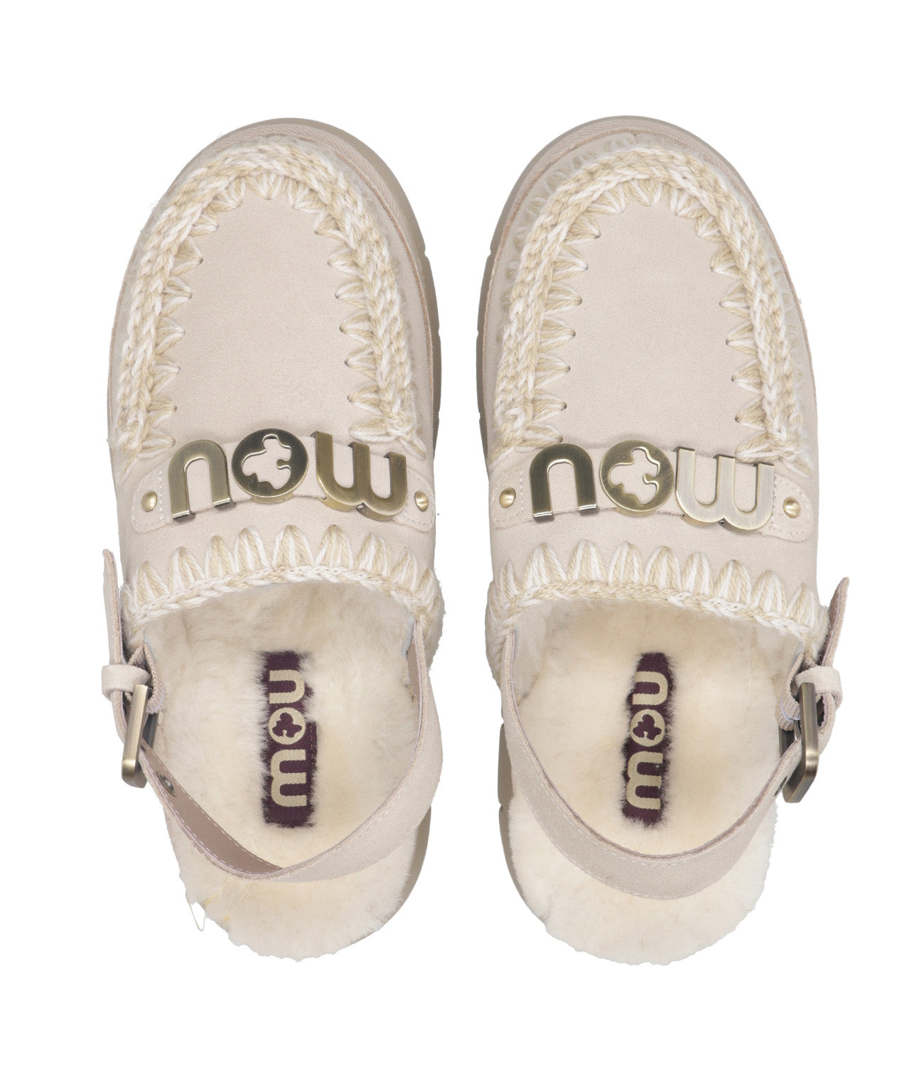 Mou | Sabot Bounce Clog Back Strap Avorio