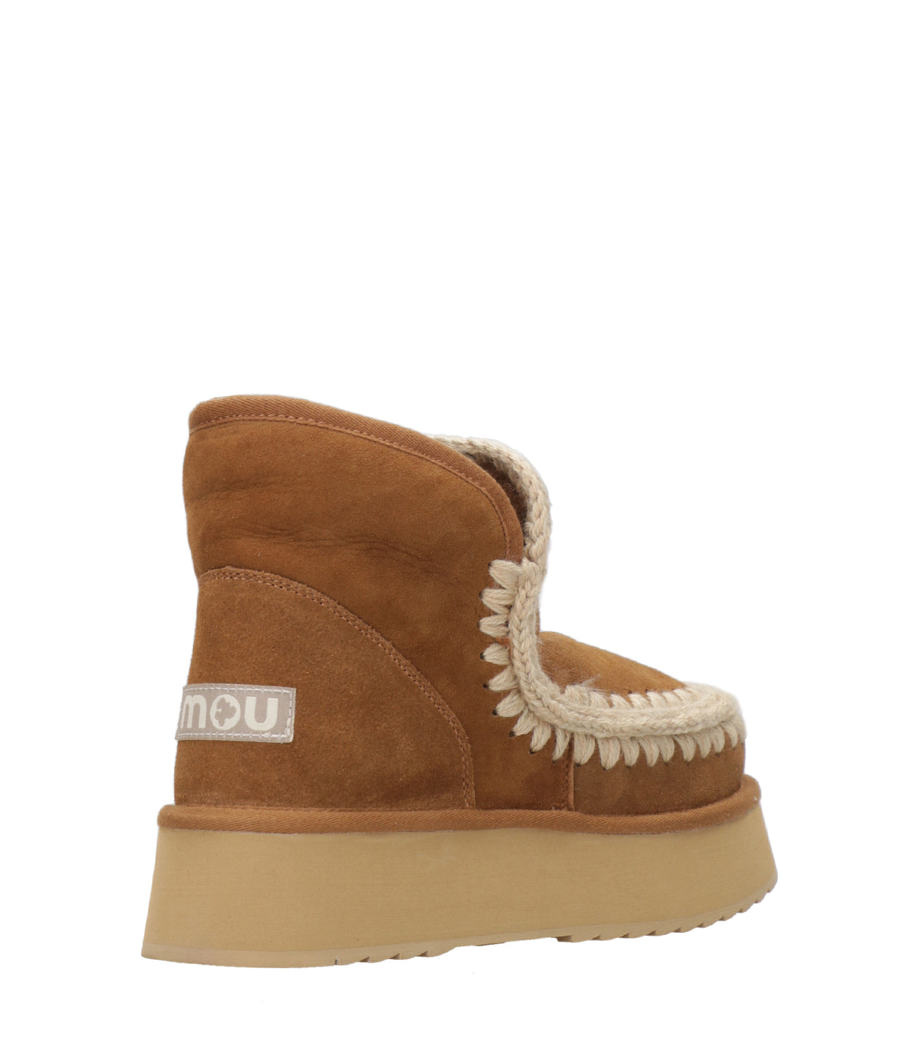 Mou | Tronchetto Mini Eskimo Platform Boot Cognac