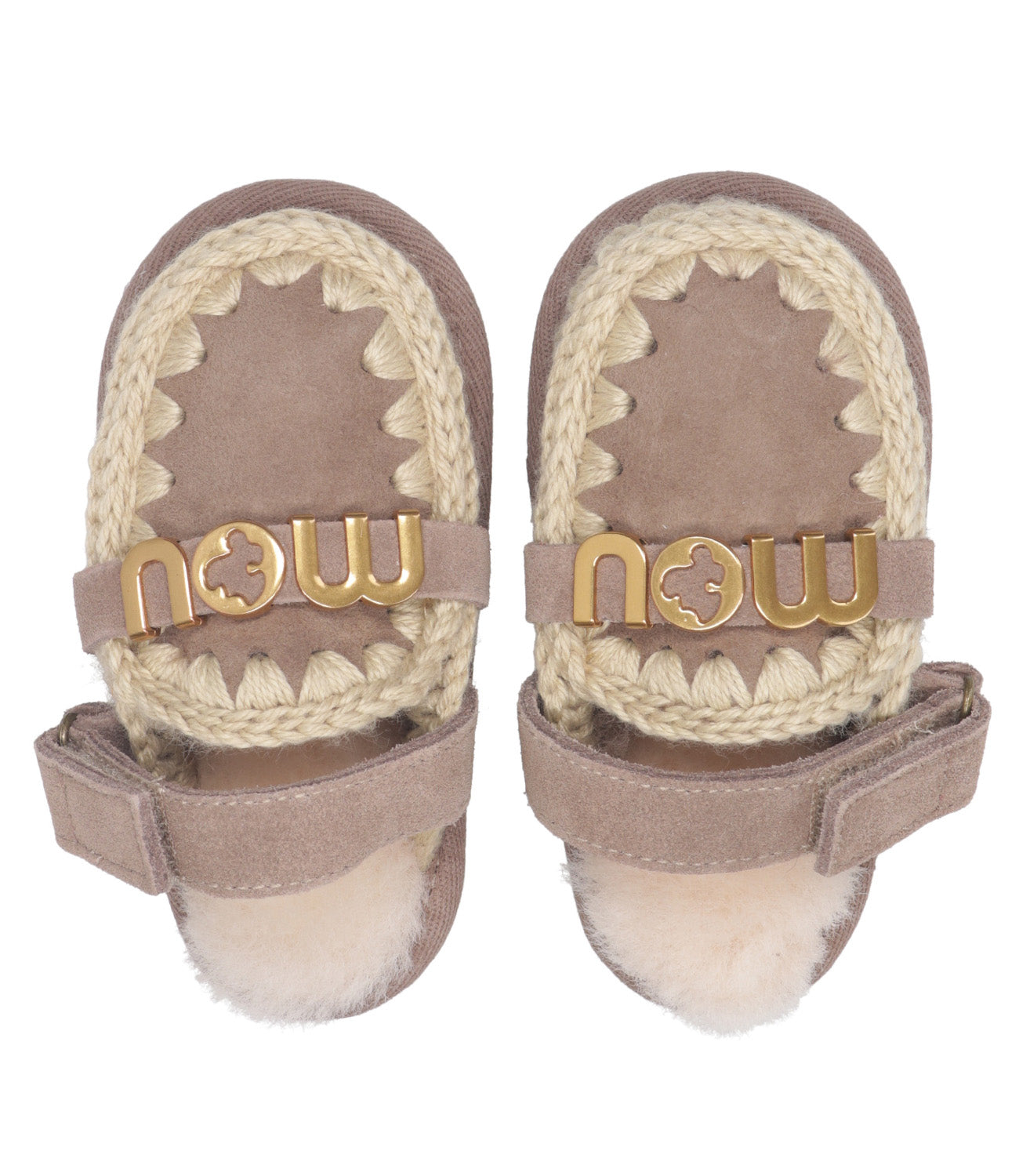 Mou Kids | Sabot Slipper with Back Strap Grigio