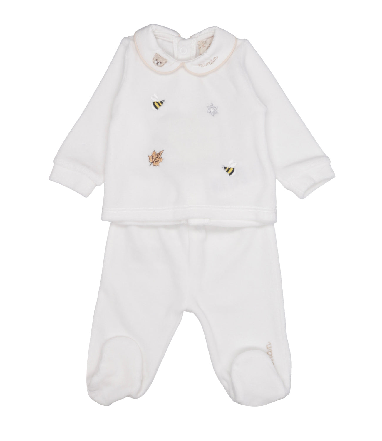 Nanan | Set Maglia Pantalone Bianco