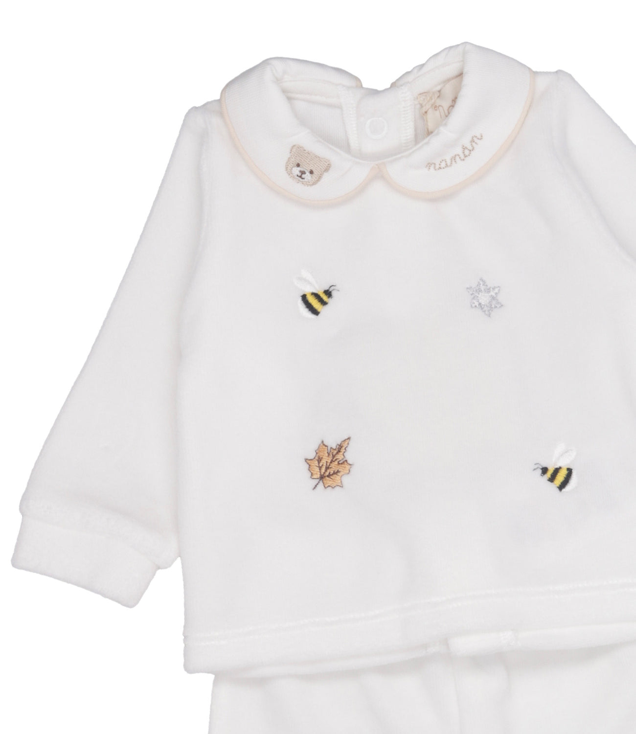 Nanan | Set Maglia Pantalone Bianco