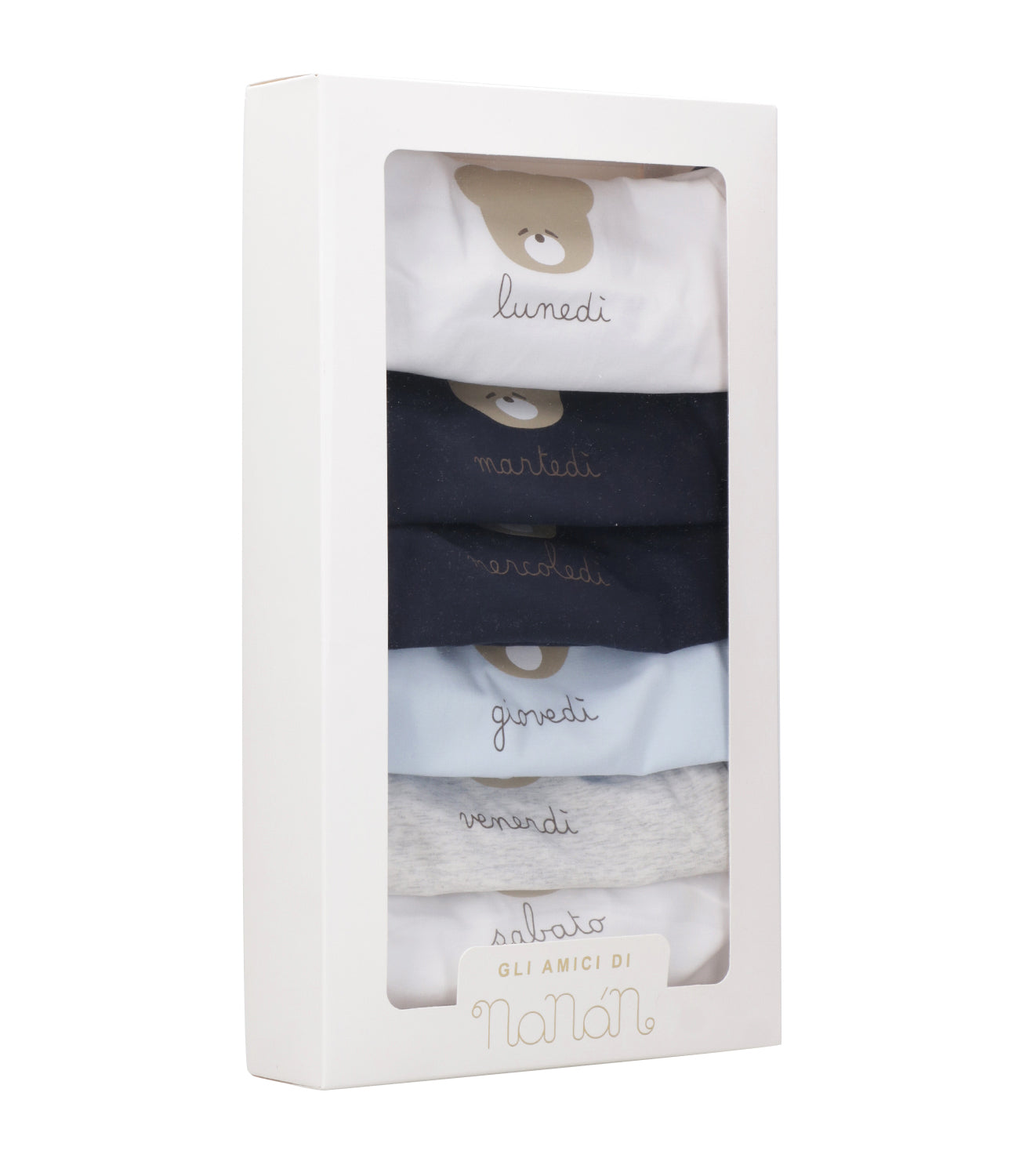 Nanan | Body Bianco Blu Grigio