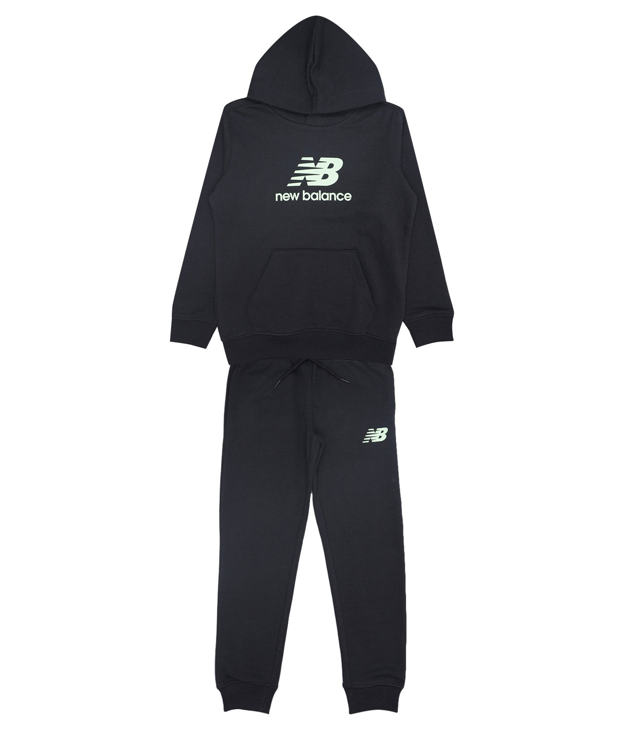 New Balance Kids | Set Felpa Pantalone Grigio scuro