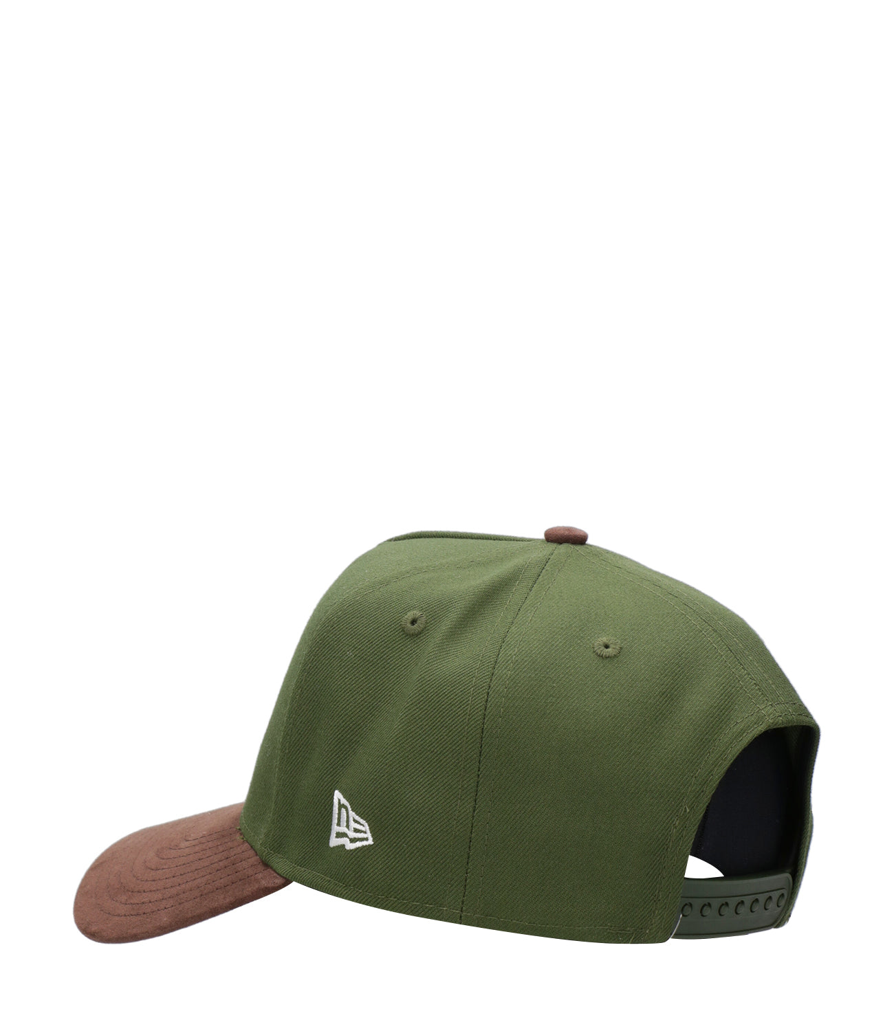 New Era | Cappello Suede Visor Eframe Losdod Verde Militare e Marrone