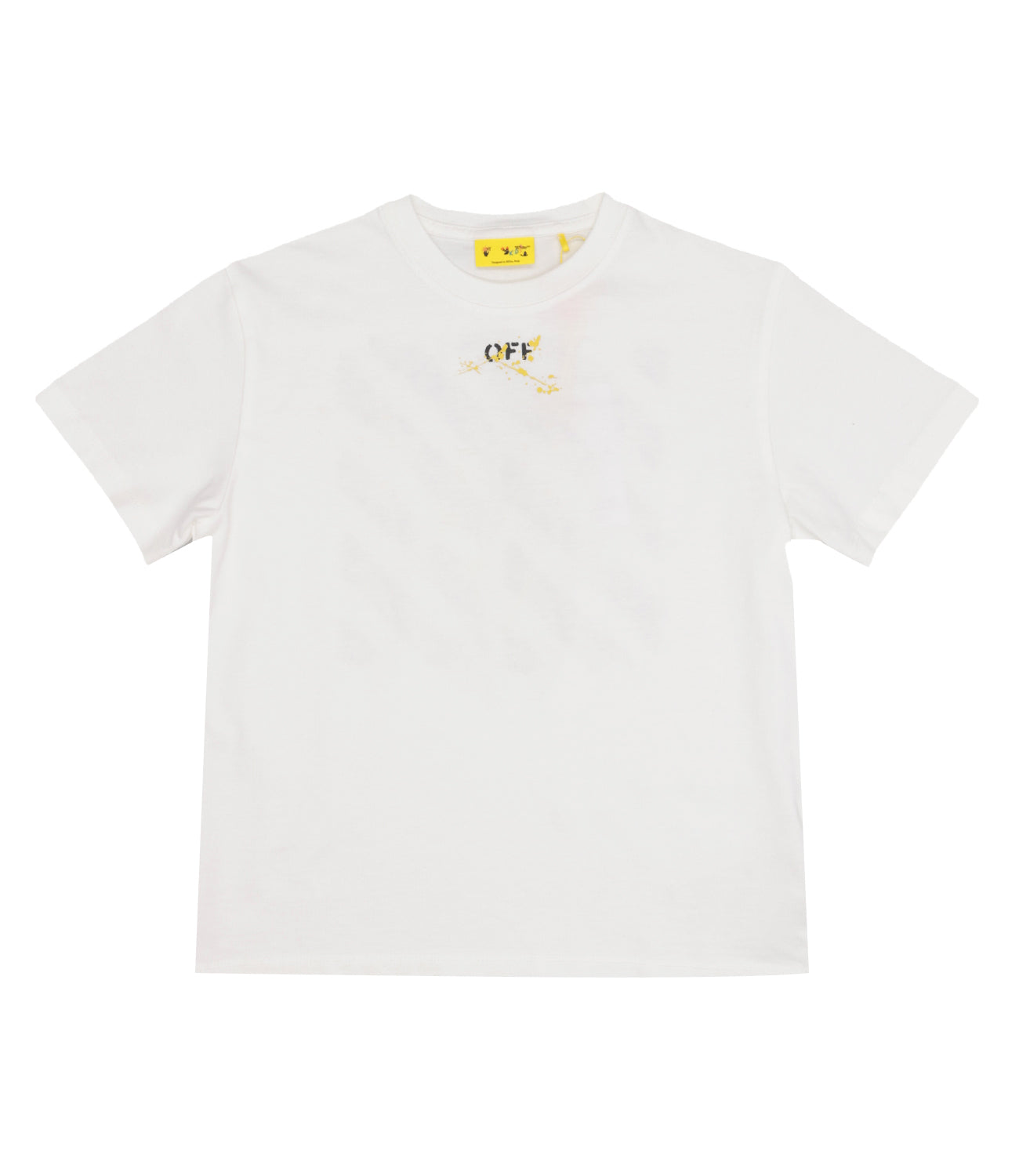 Off White Kids | T-shirt Bianco e Giallo