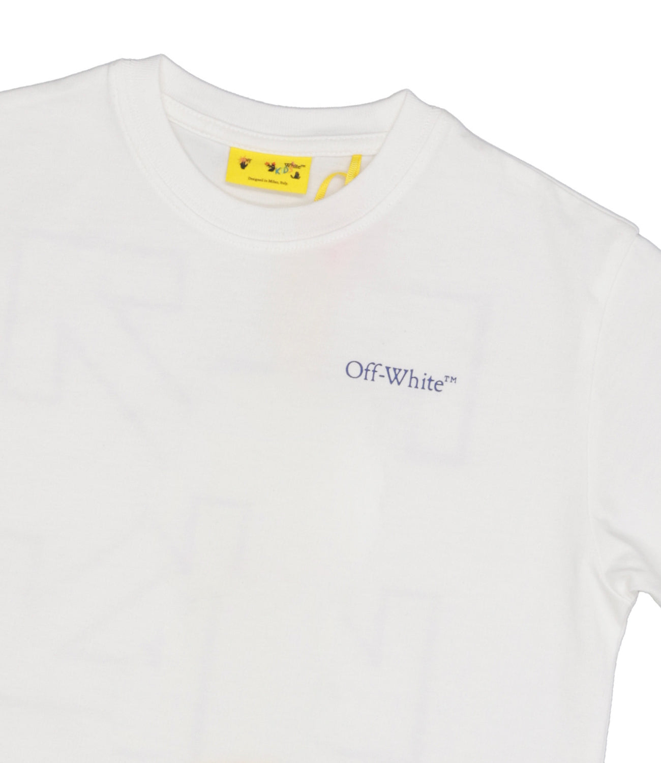 Off White Kids | T-shirt Bianco e Blu navy