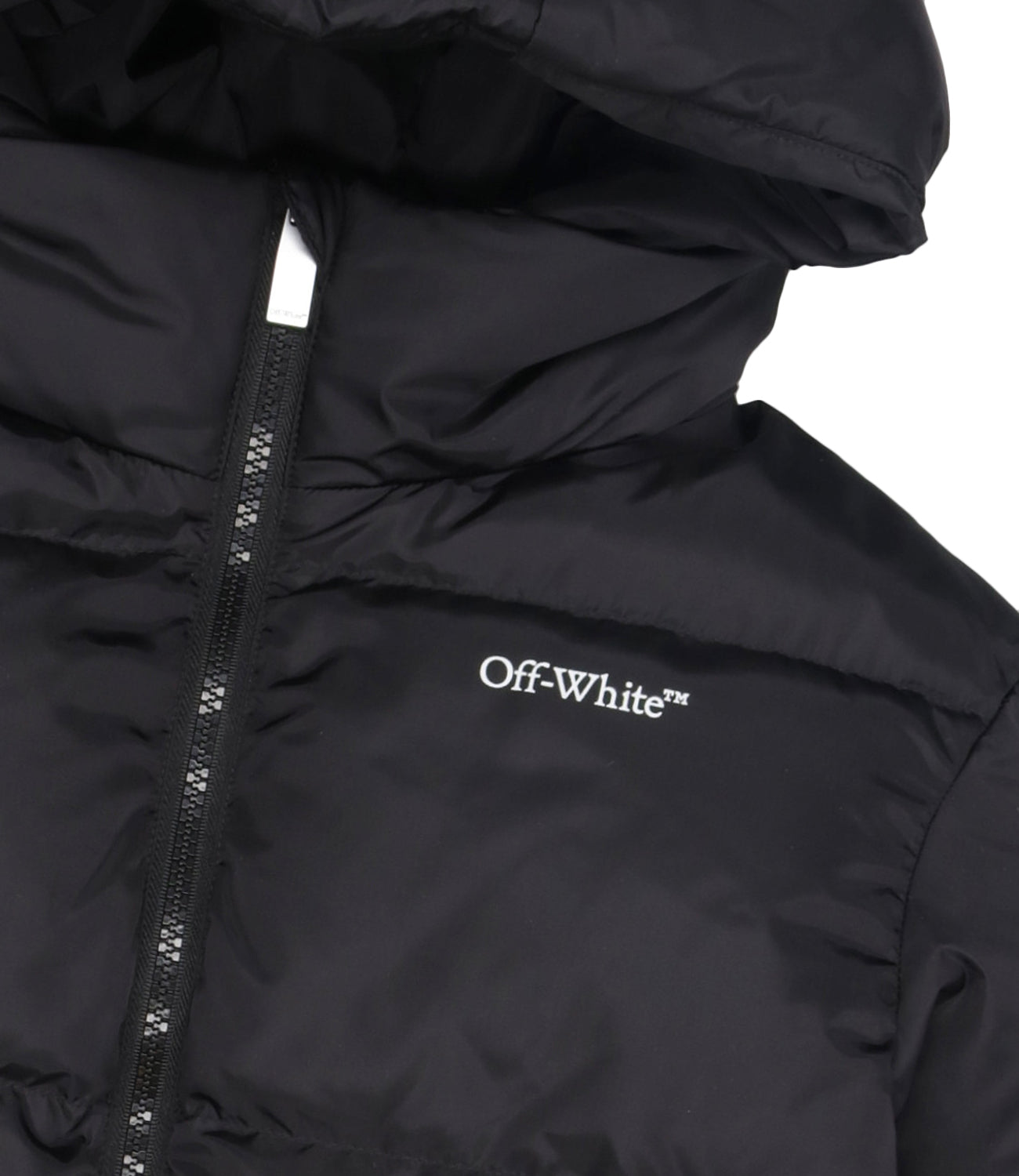 Off White Kids | Giubbotto Nero Bianco