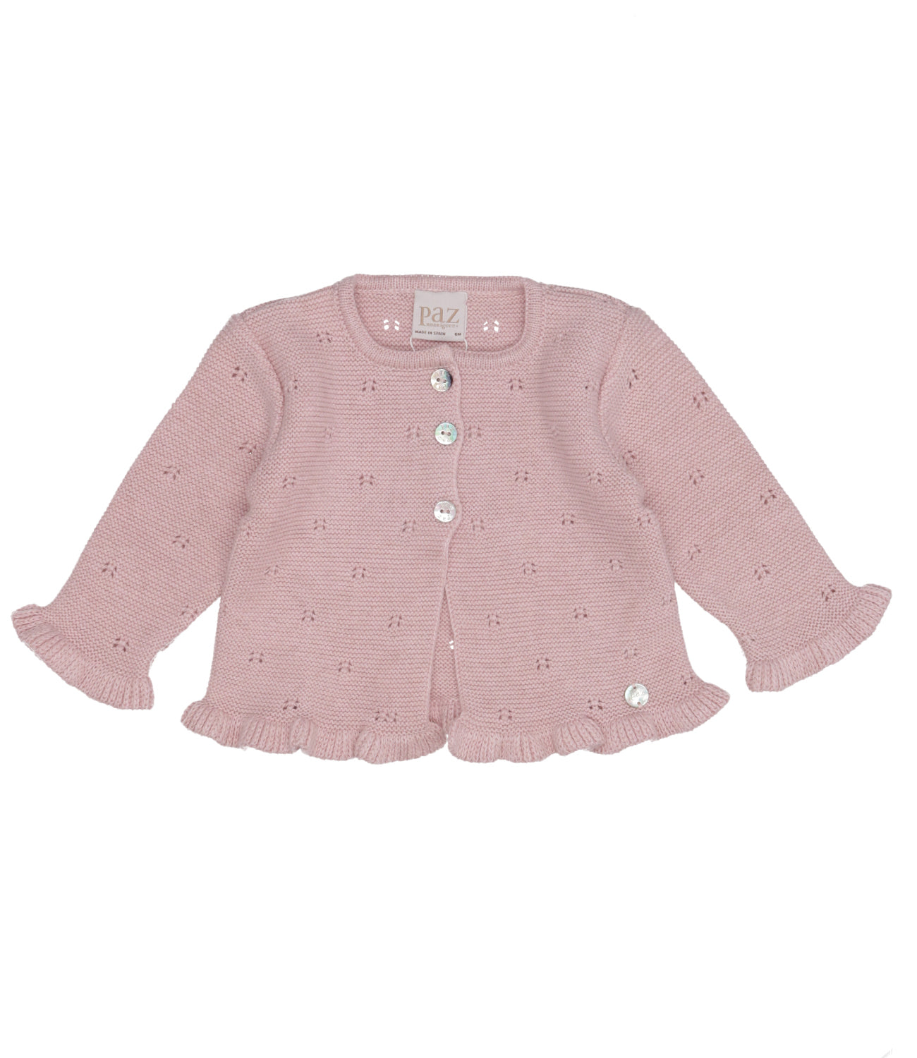 Paz Rodriguez | Cardigan Quinta Rosa polvere