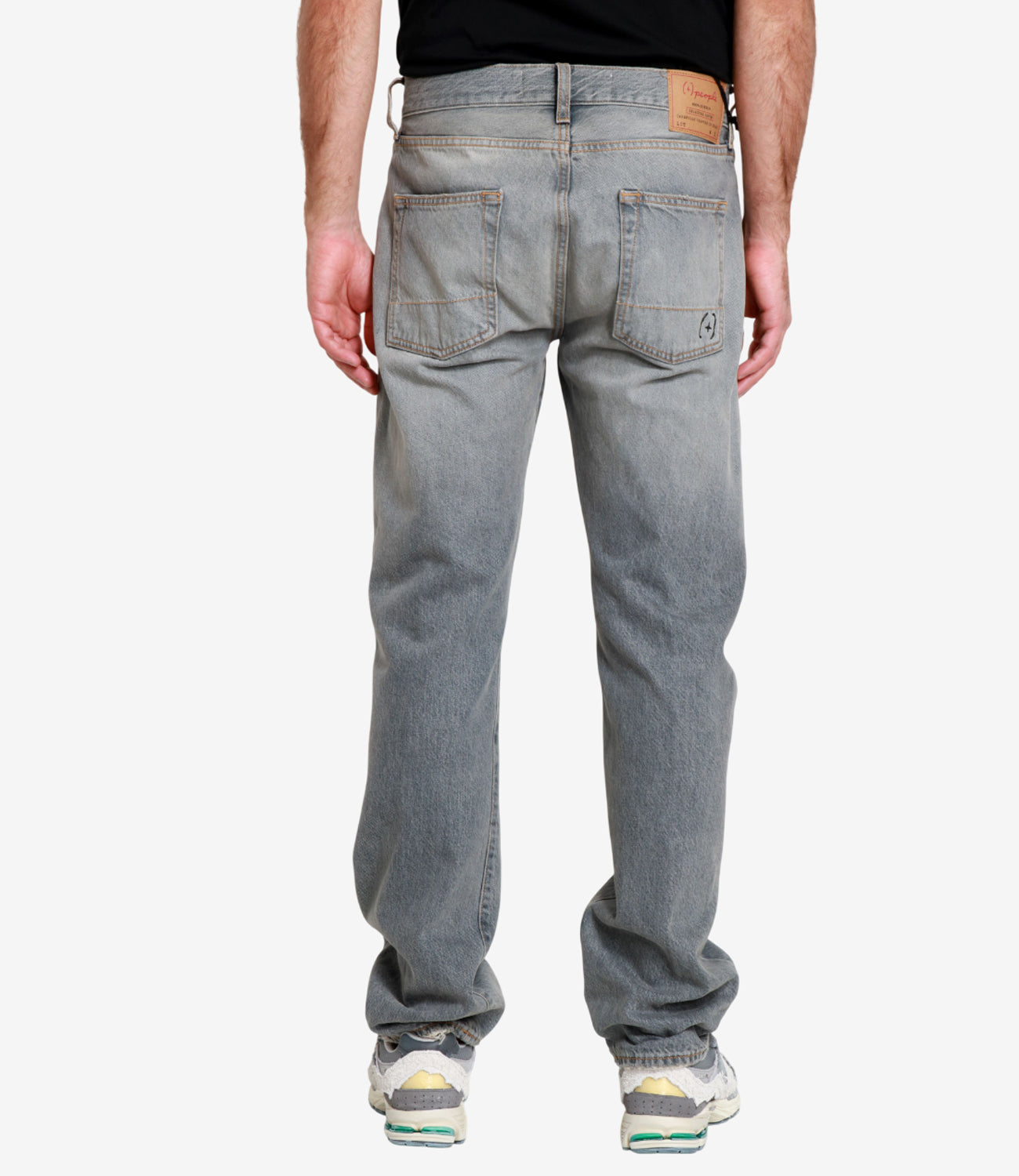 People | Jeans John Denim grigio