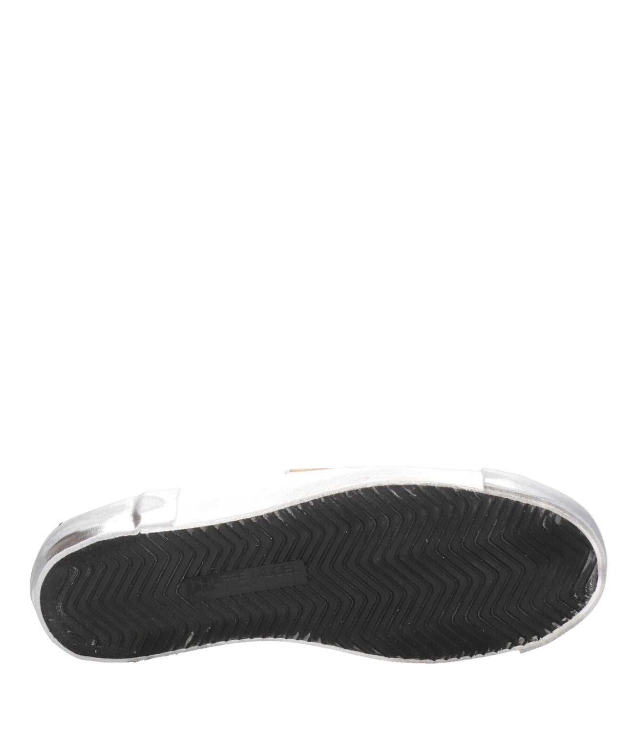 Philippe Model | Sneakers Prsx Low Bianco e Bordeaux