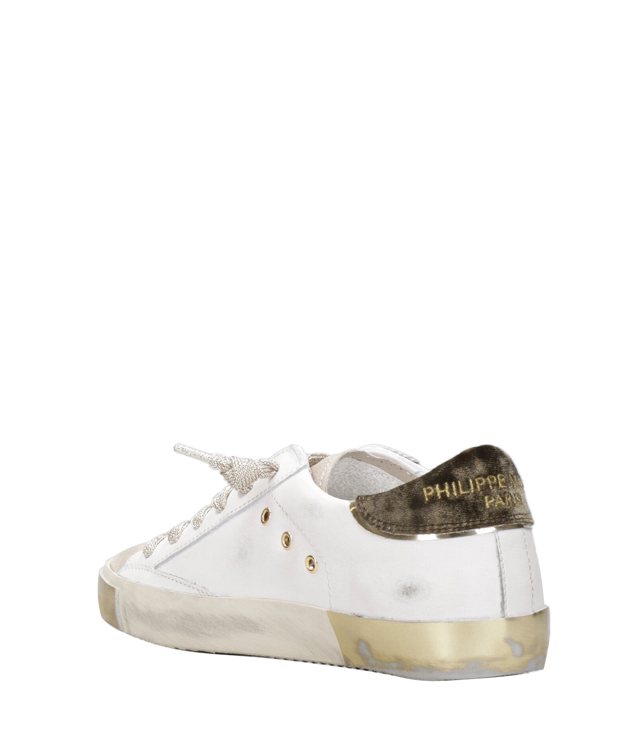 Philippe Model | Sneakers Prsx Low Bianco e Oliva