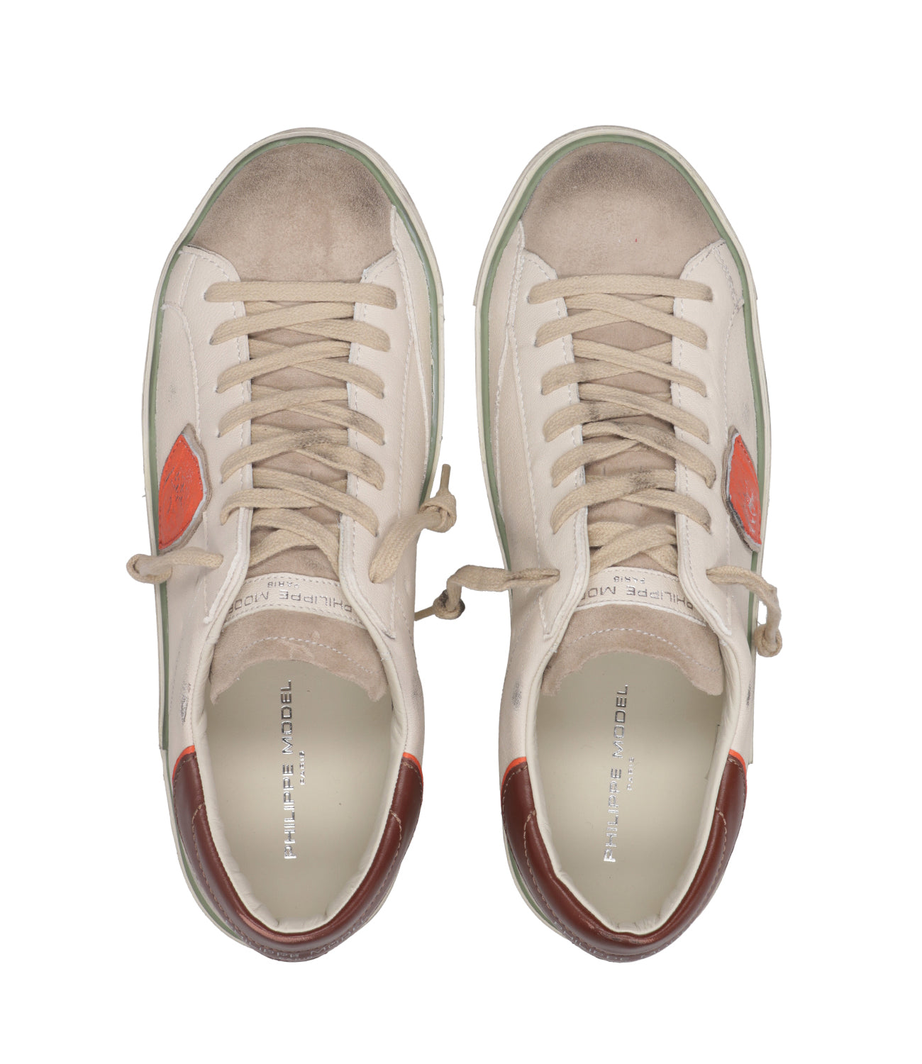 Philippe Model | Sneakers Prsx Low Beige e Taupe