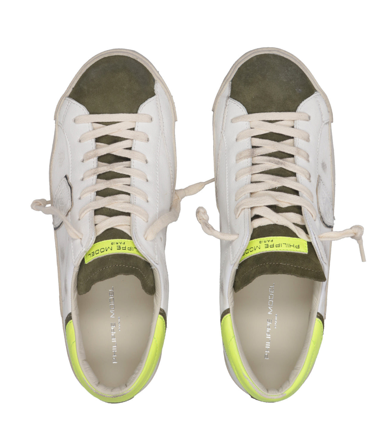 Philippe Model | Sneakers Prsx Low Bianco e Muschio