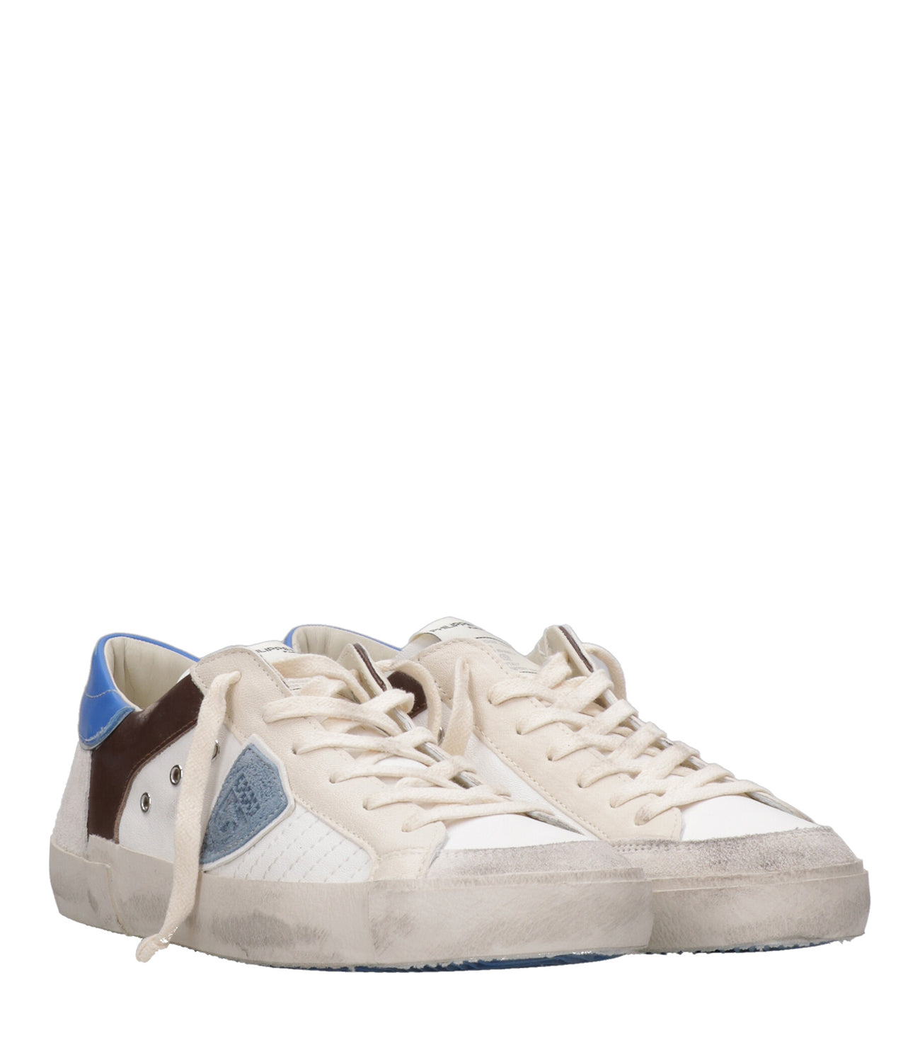 Philippe Model | Sneakers Prsx Low Beige e Marrone