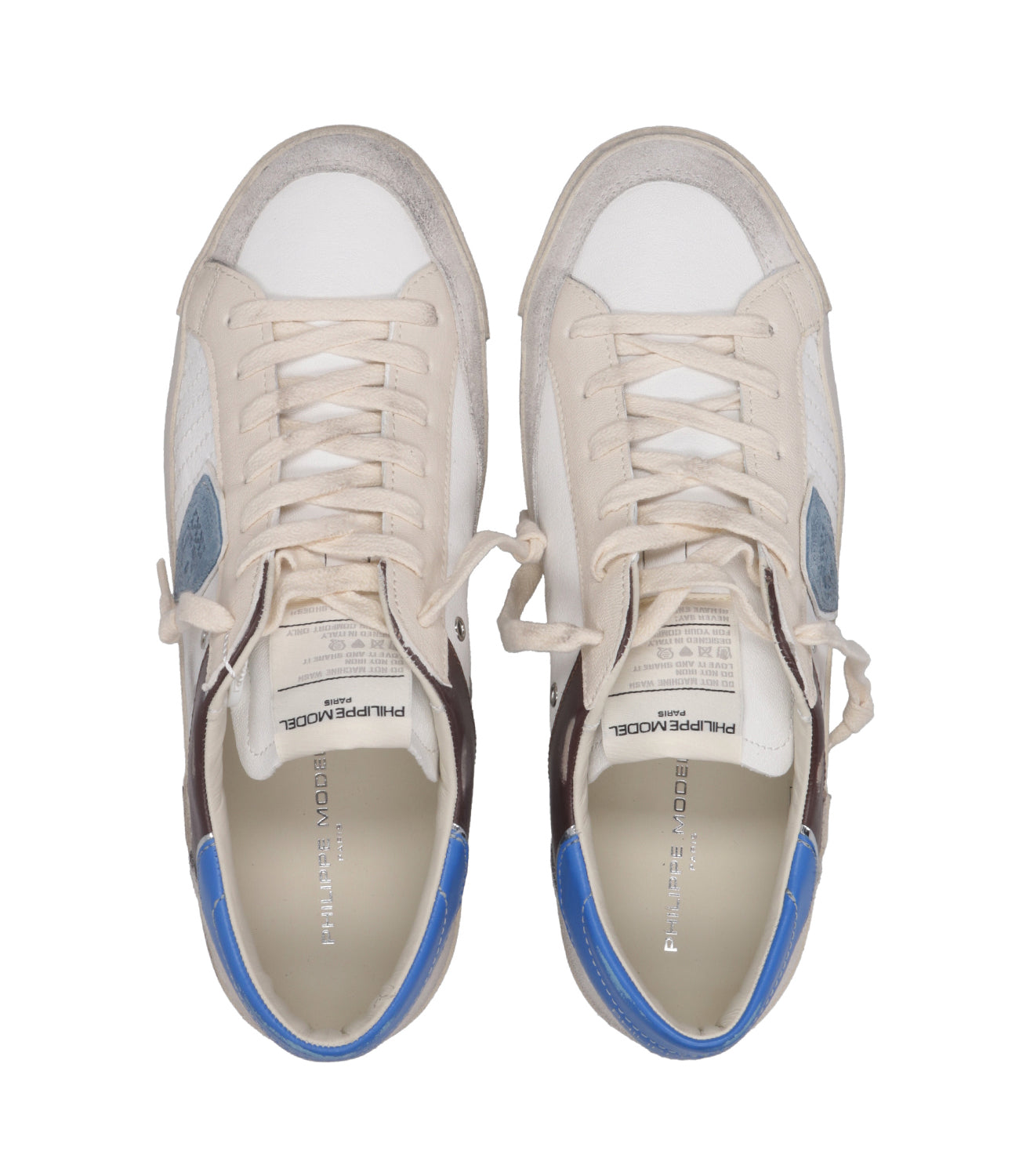 Philippe Model | Sneakers Prsx Low Beige e Marrone