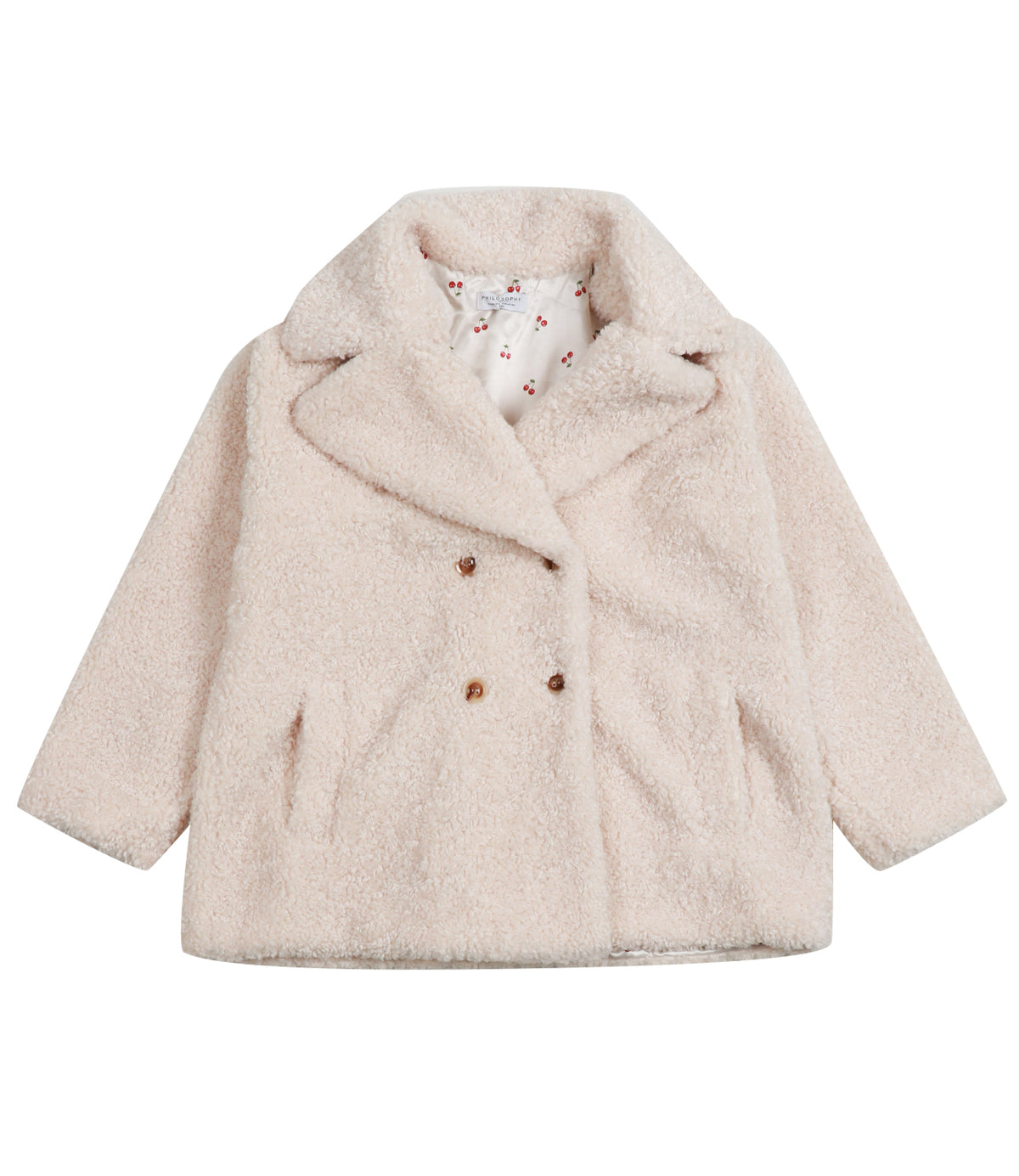 Philosophy di Lorenzo Serafini Kids | Cappotto Ecrù Chiaro
