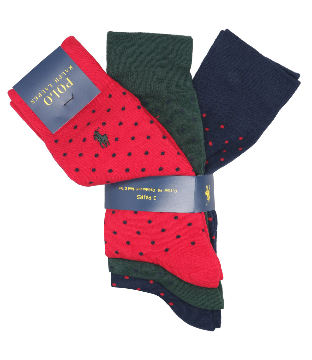 Polo Ralph Lauren | Calzini Sock-3 pack Blu Verde e Rosso