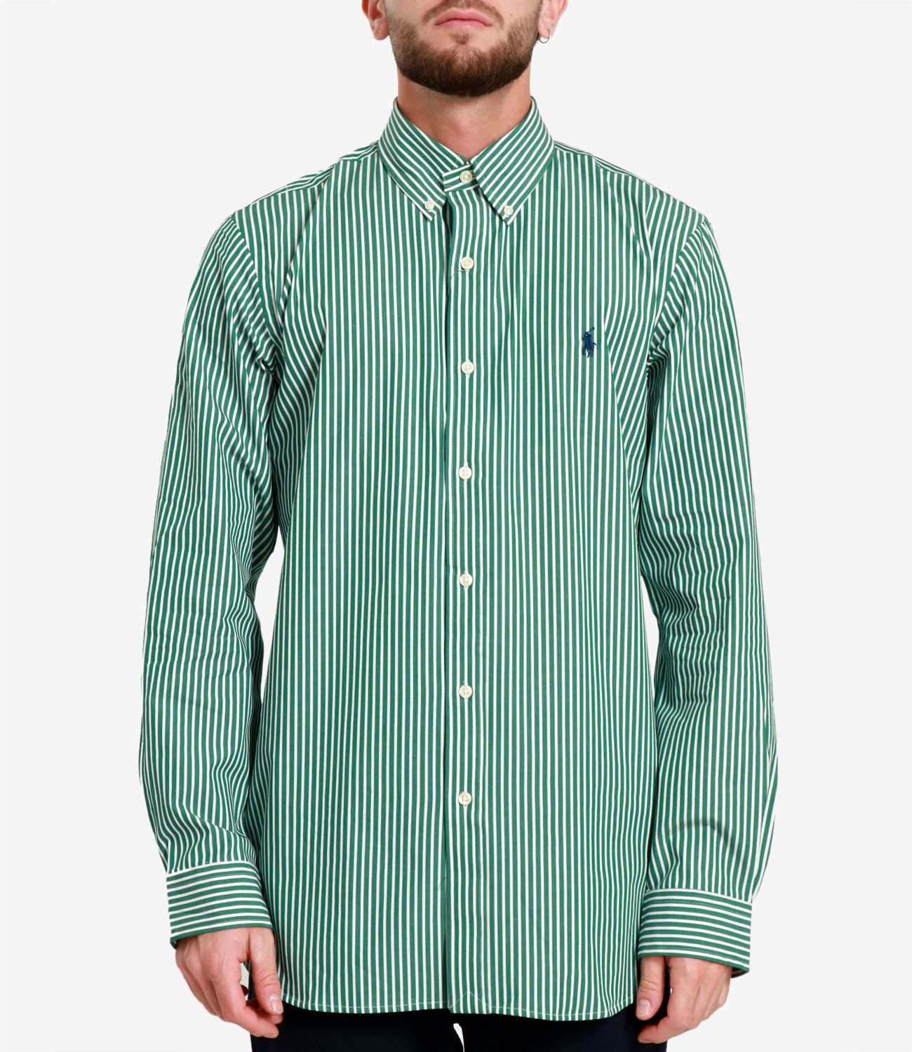 Polo Ralph Lauren | Camicia Verde scuro e Bianco