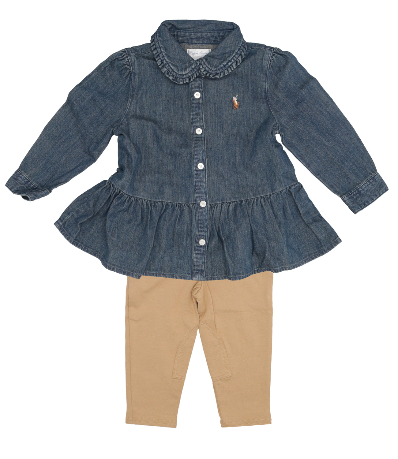 Ralph Lauren Childrenswear | Set Camicia e Pantalone Denim