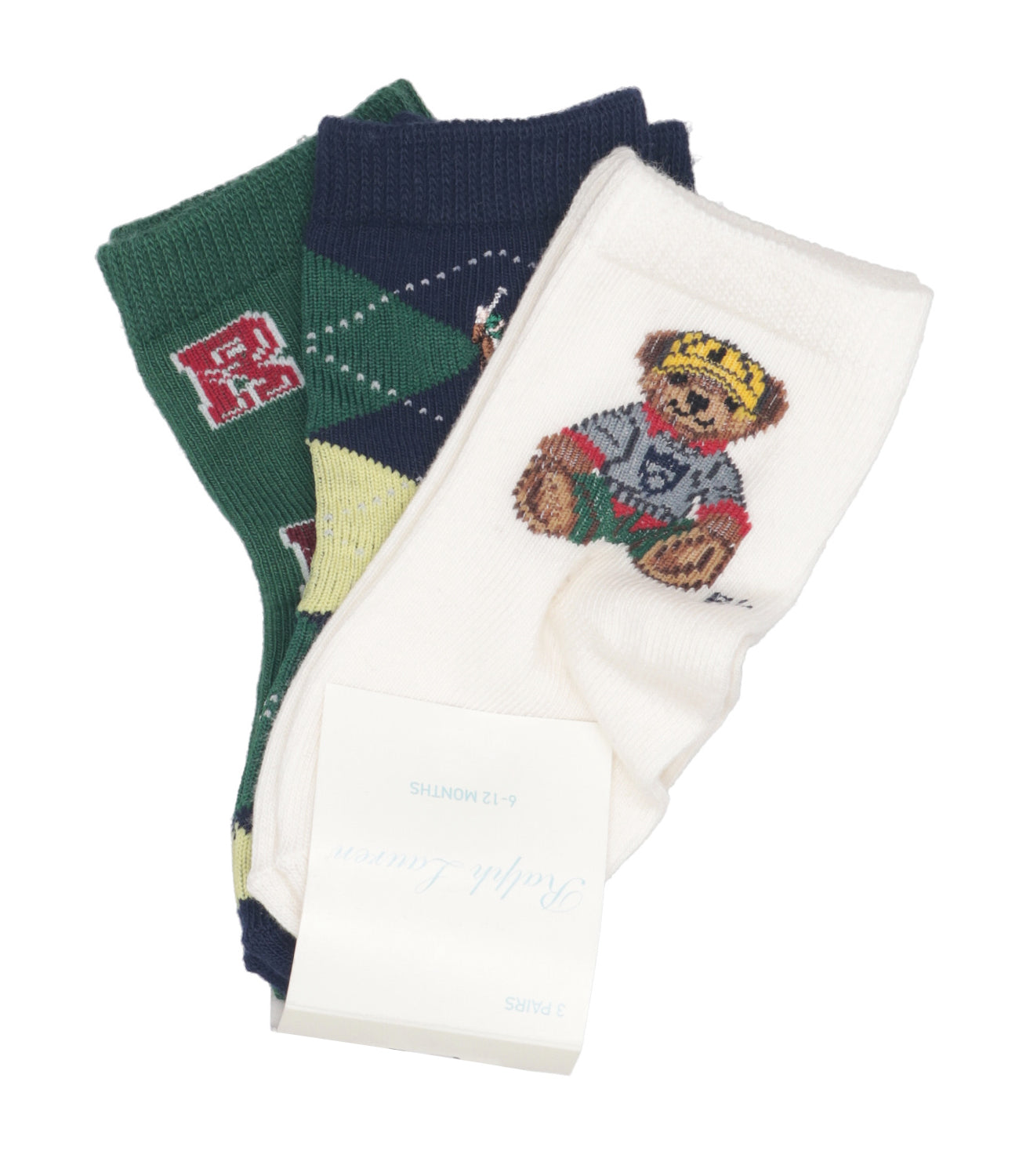 Ralph Lauren Childrenswear | Calzini Bianco Blu e Verde