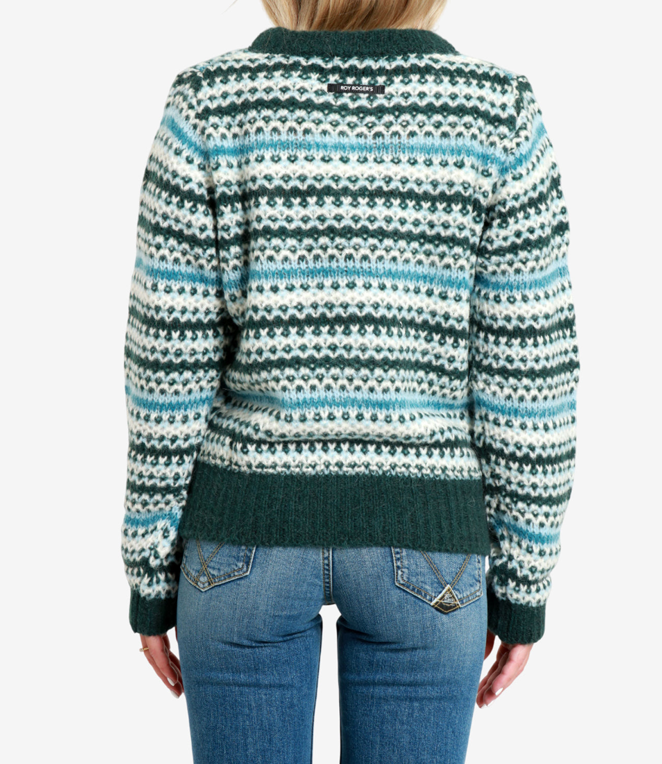 Roy Roger's | Maglia Verde Blu Bianco