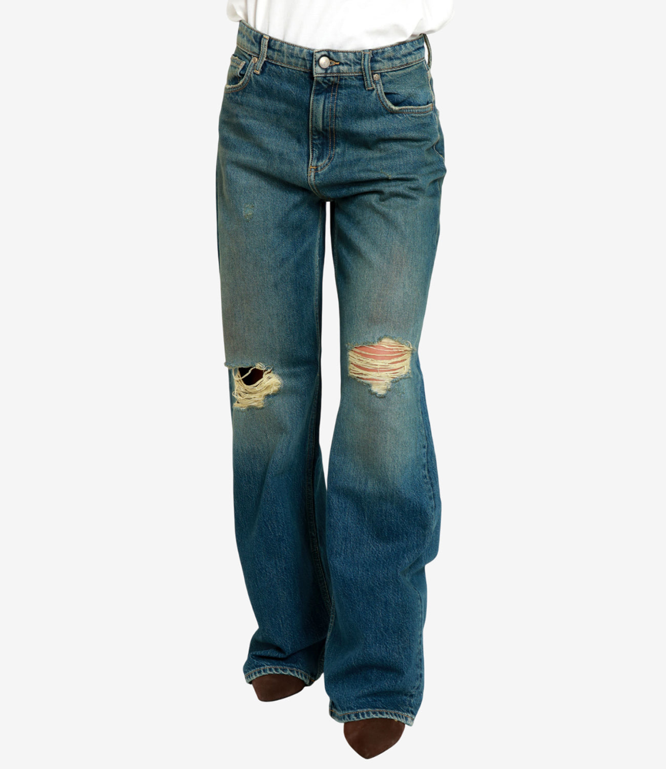 Roy Roger's | Jeans Super Wide Old Glory Denim medio