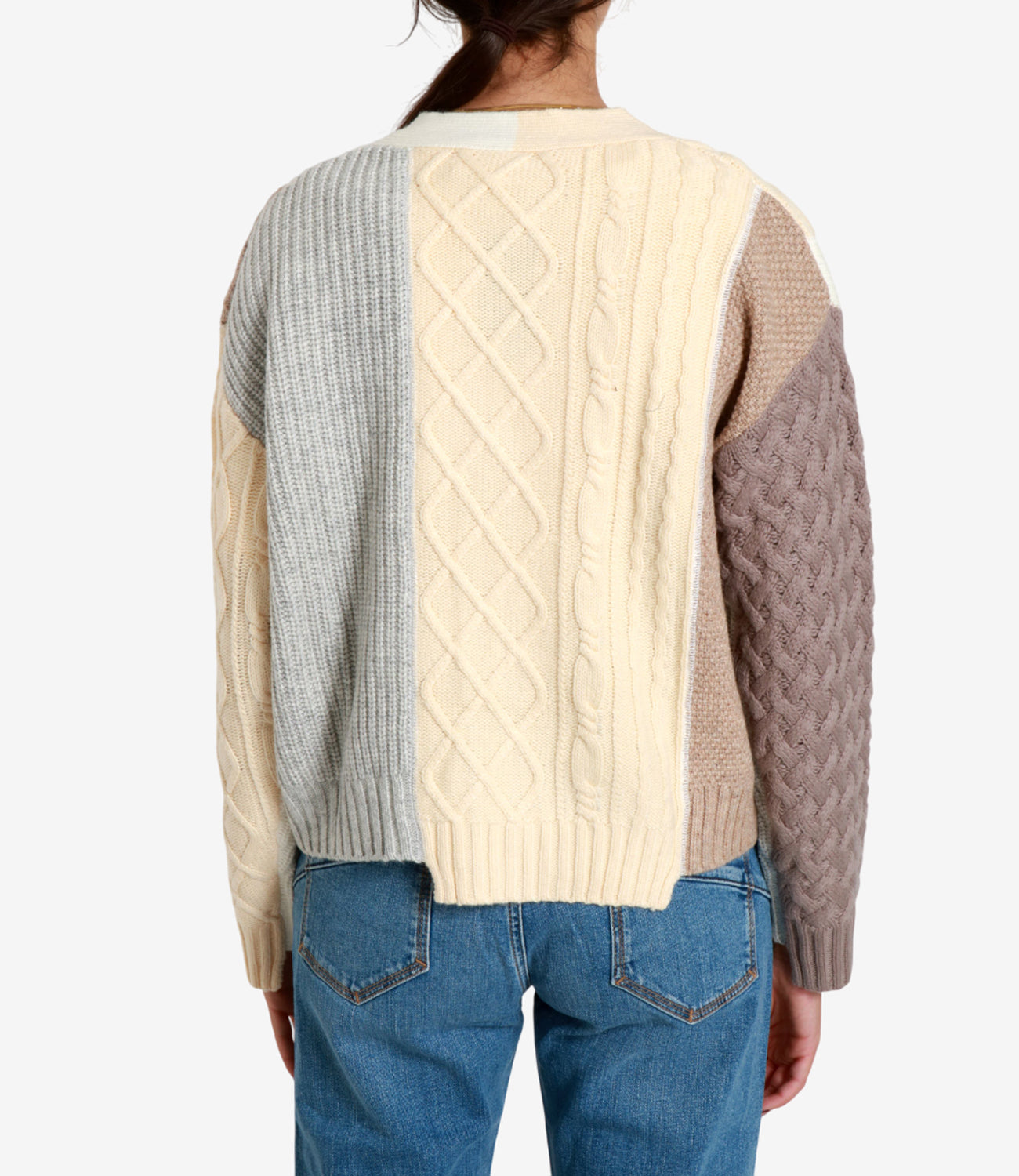 Roy Roger's | Cardigan Beige Avorio