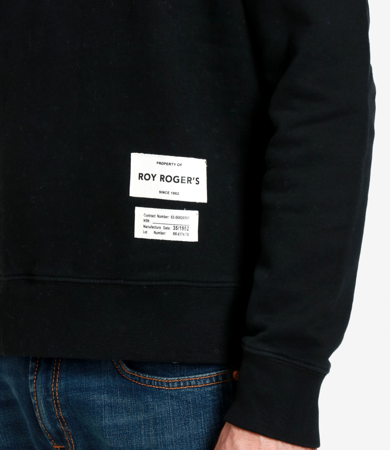 Roy Roger's | Felpa Nero