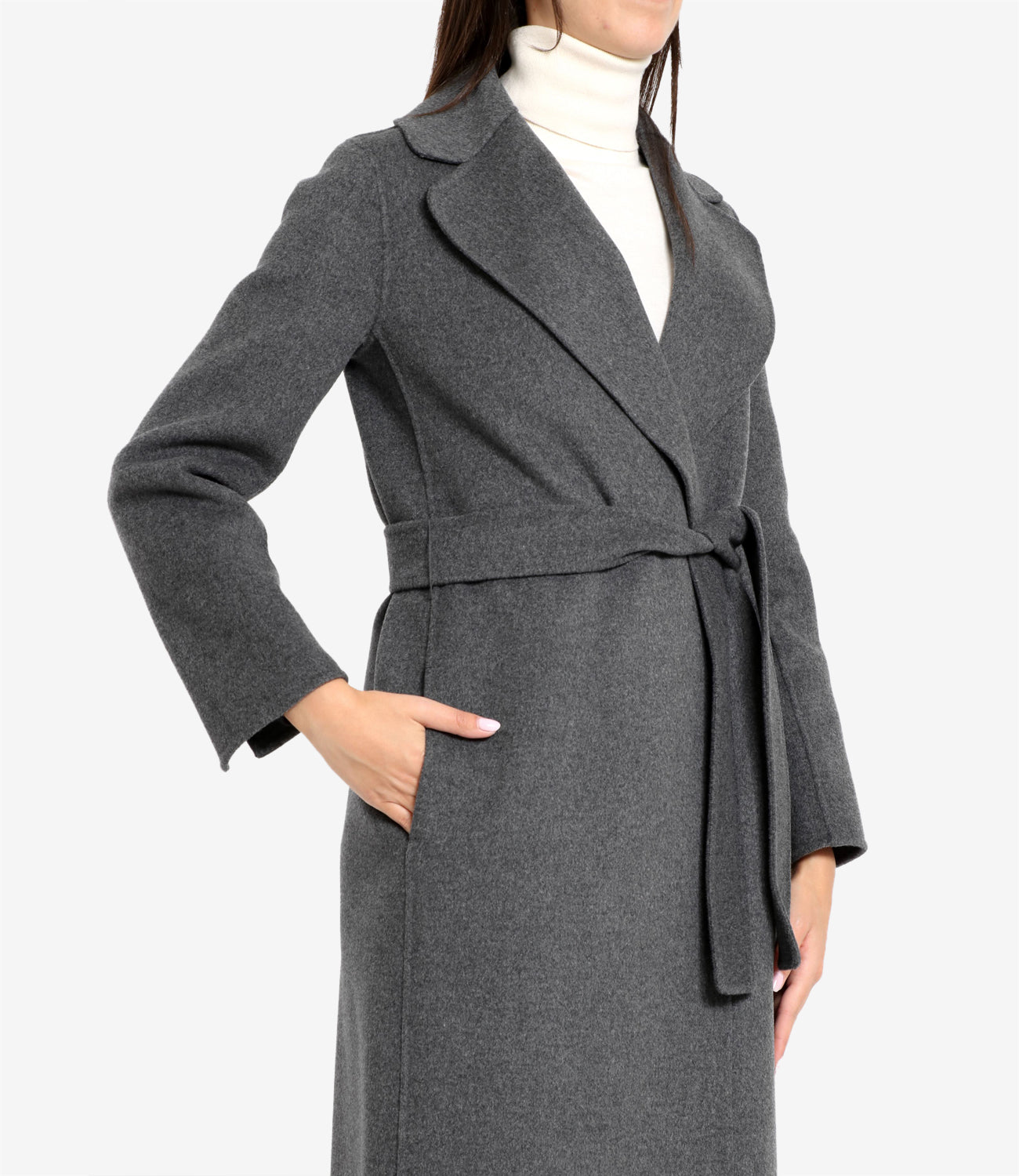S Max Mara | Cappotto Poldo Fumo