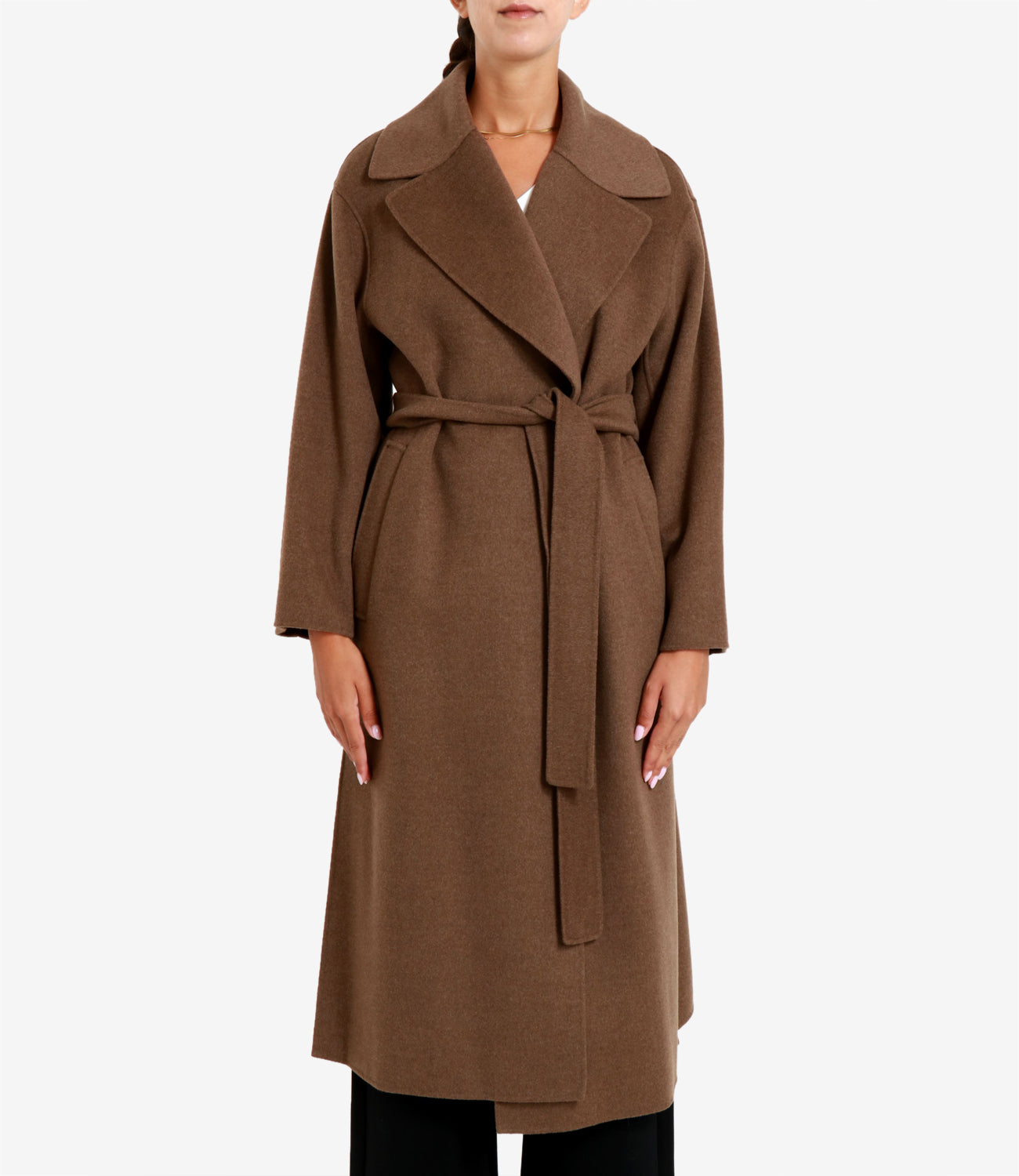 S Max Mara | Cappotto Cuore Marrone