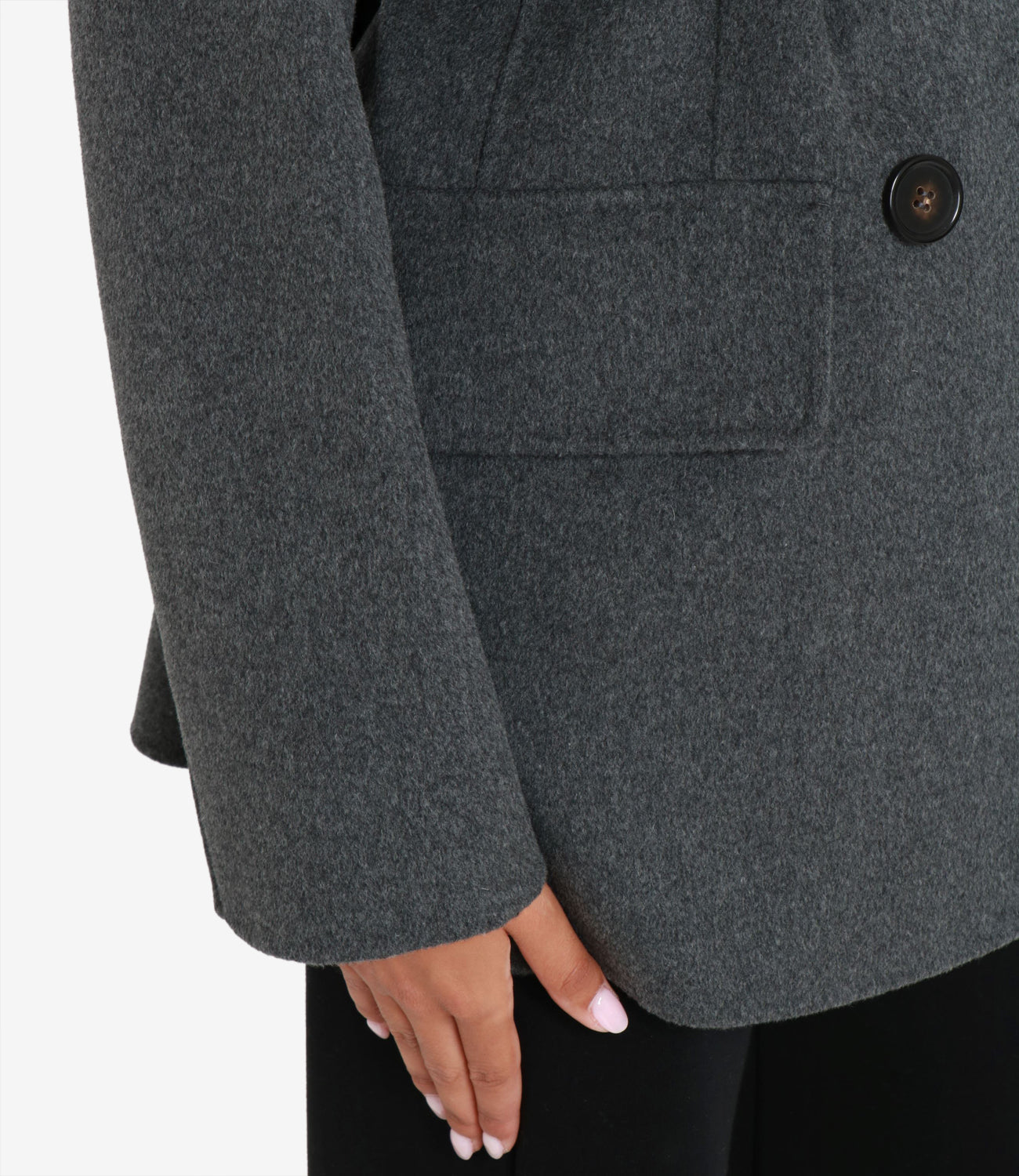 S Max Mara | Giacca Ornella Grigio scuro