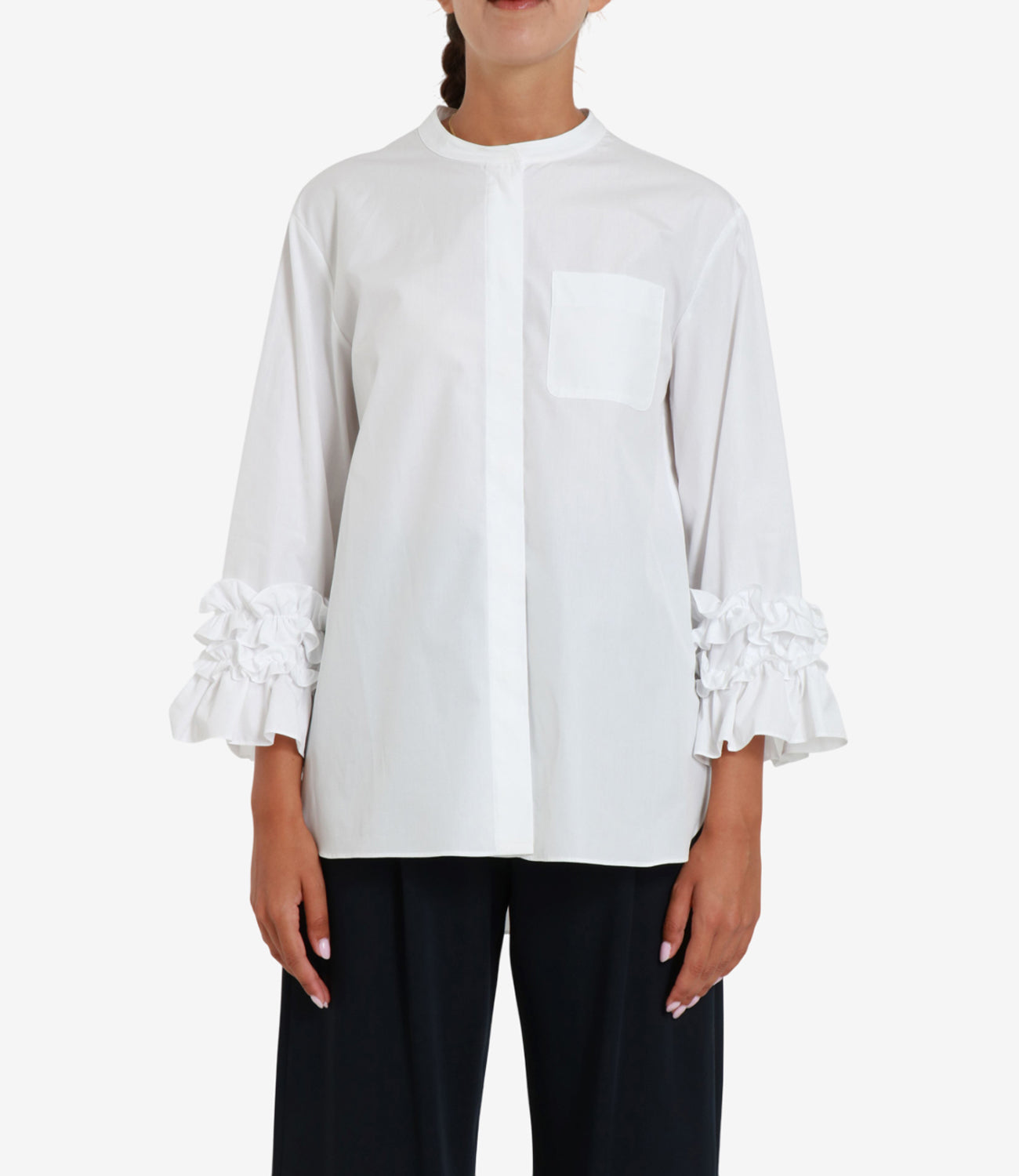 S Max Mara | Camicia Favola Bianco Ottico